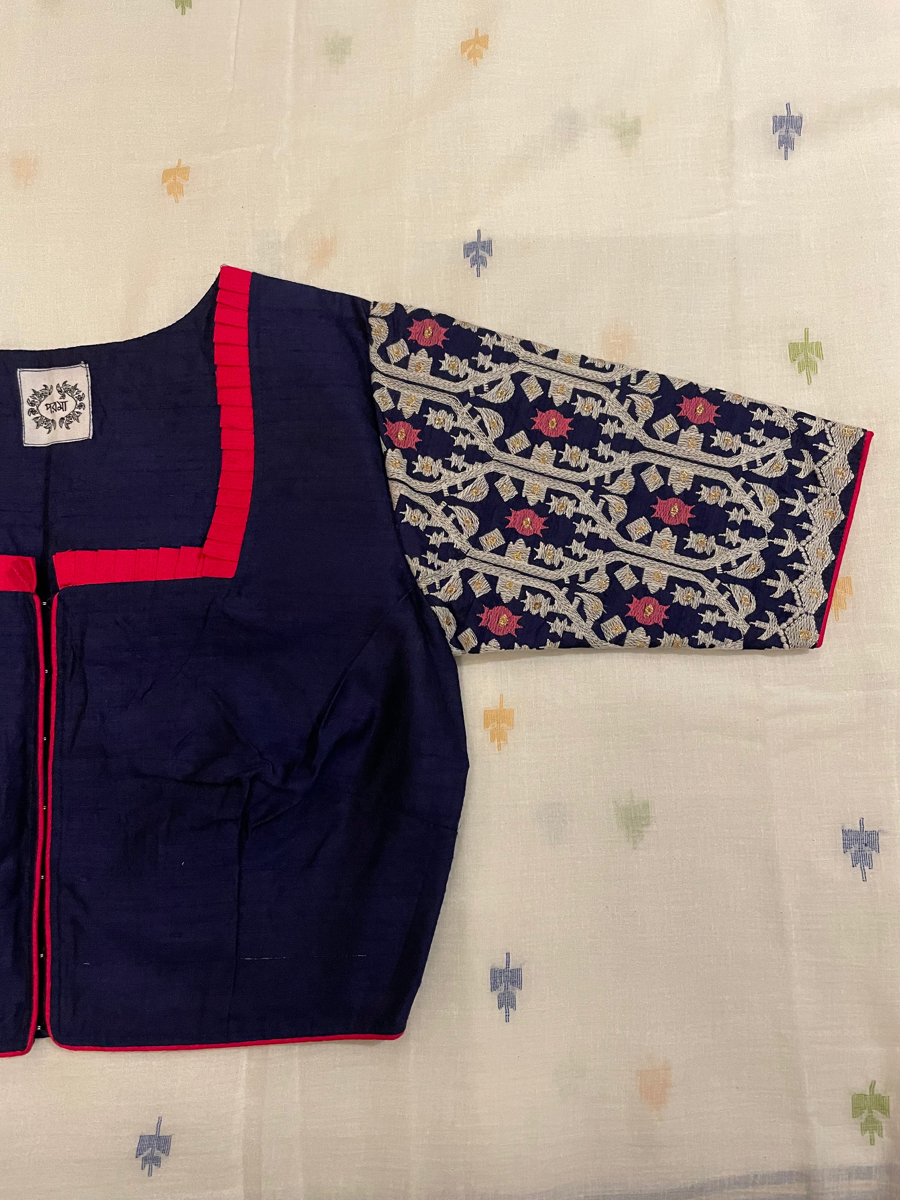 BLUE DAALIM PHOOL (BLOUSE)