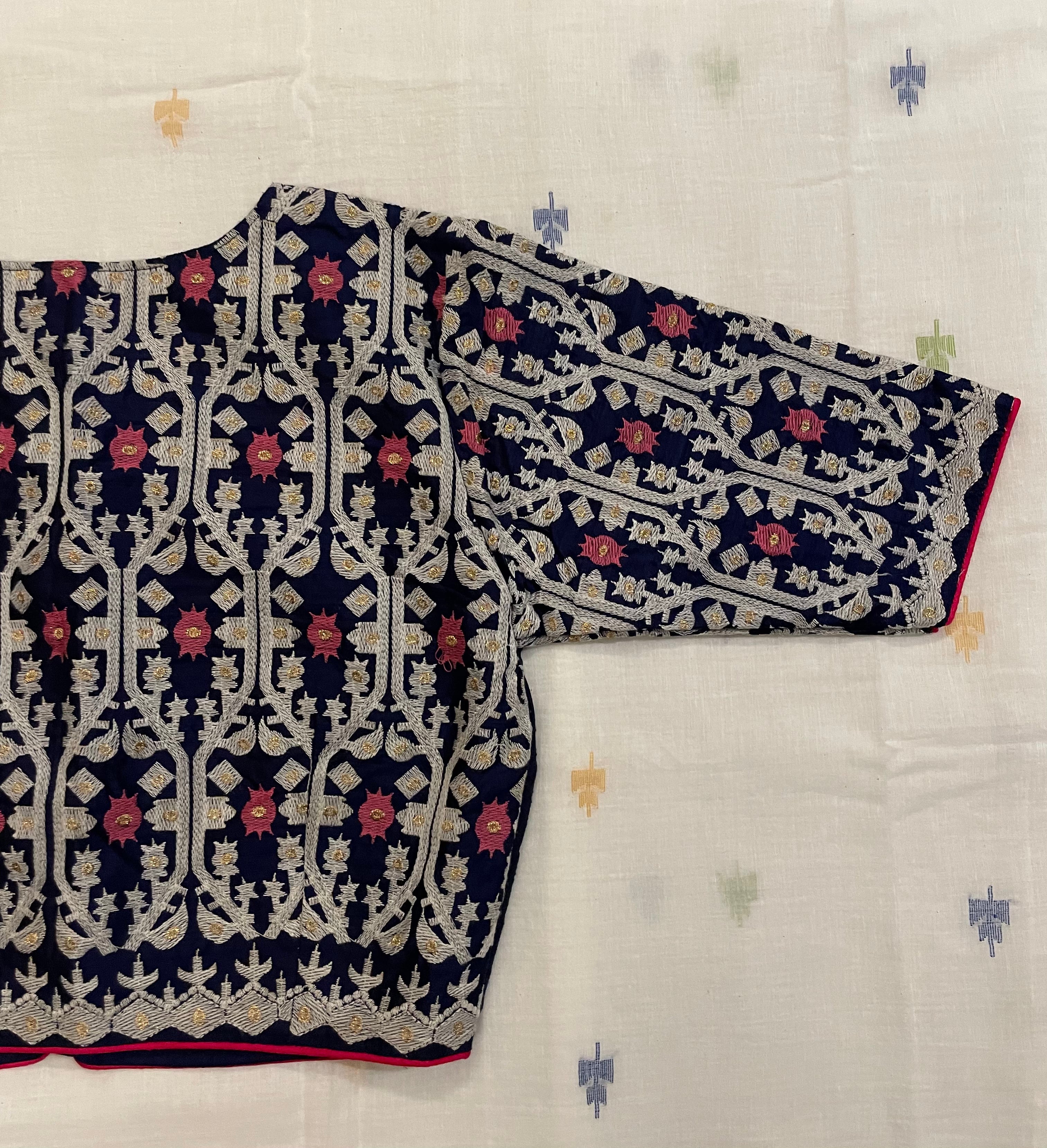 BLUE DAALIM PHOOL (BLOUSE)