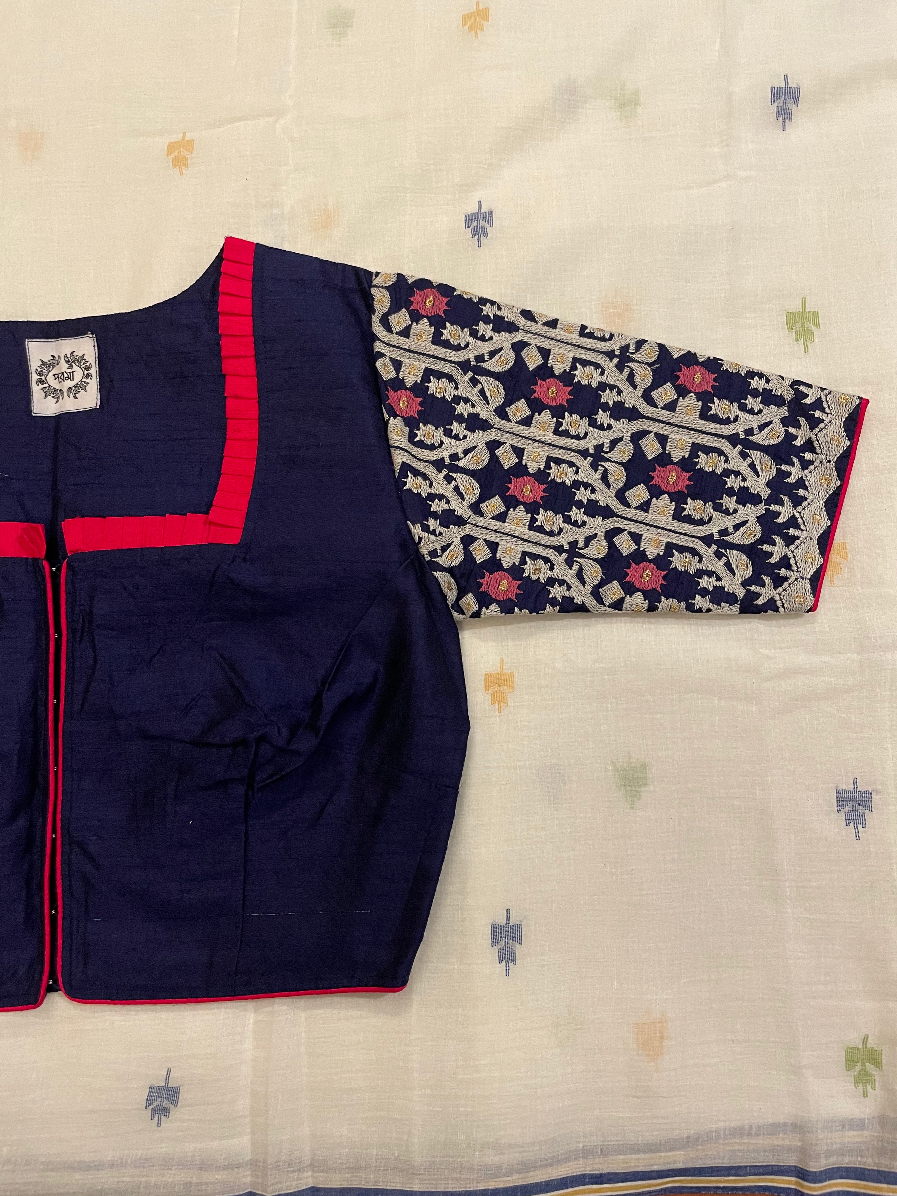 BLUE DAALIM PHOOL (BLOUSE)