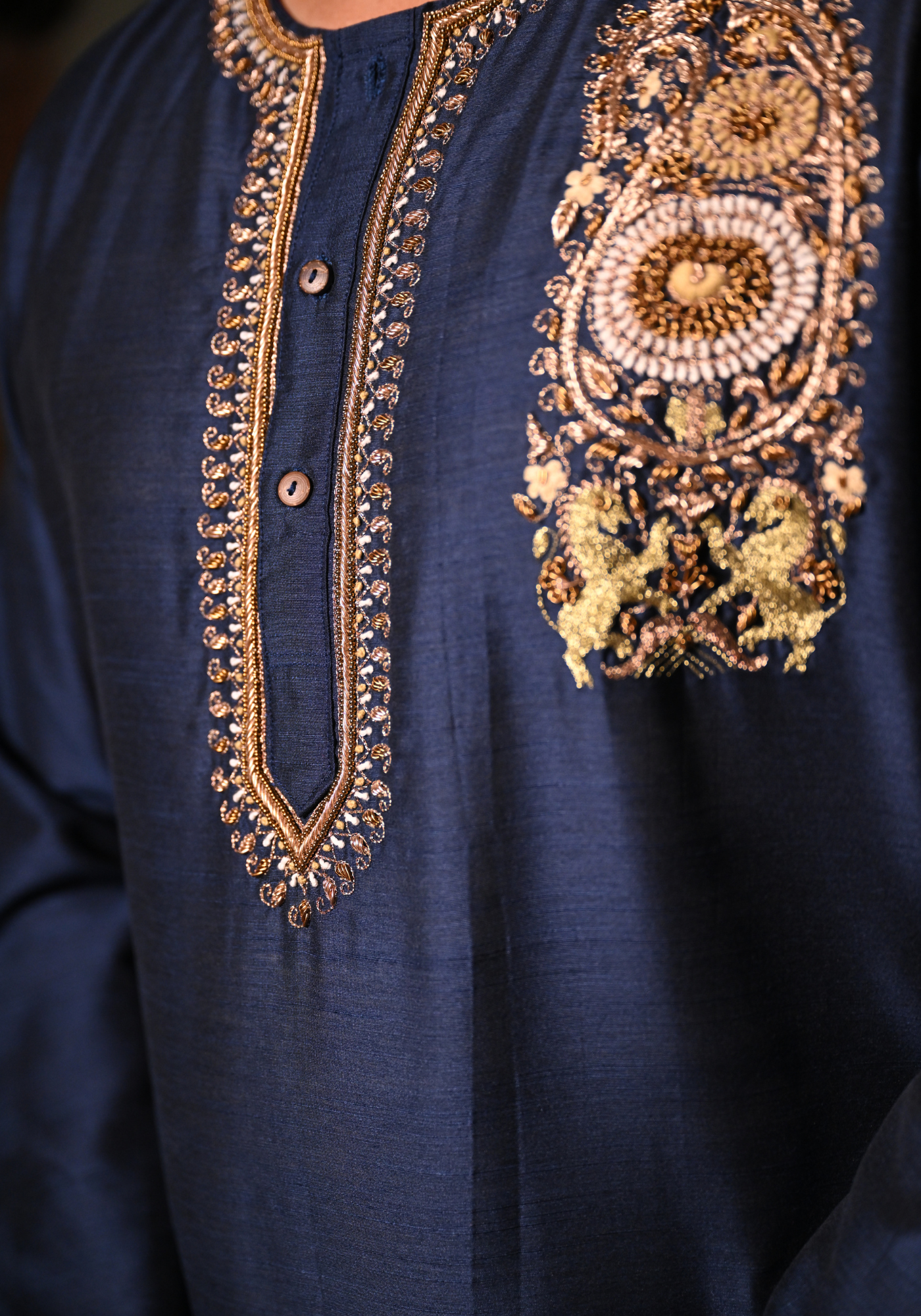 BOR BORON LION PAISLEY KURTA
