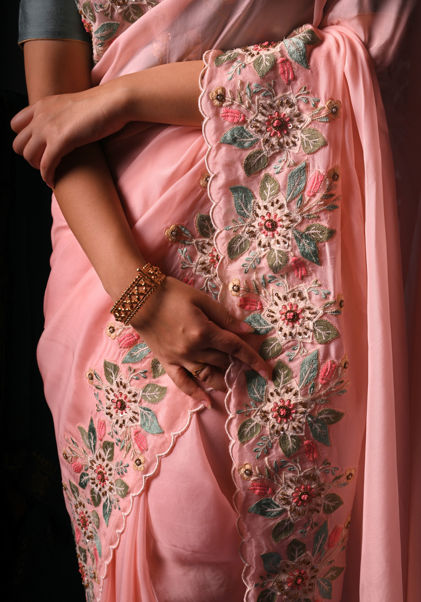 GULABO GARDEN ORGANZA SAREE
