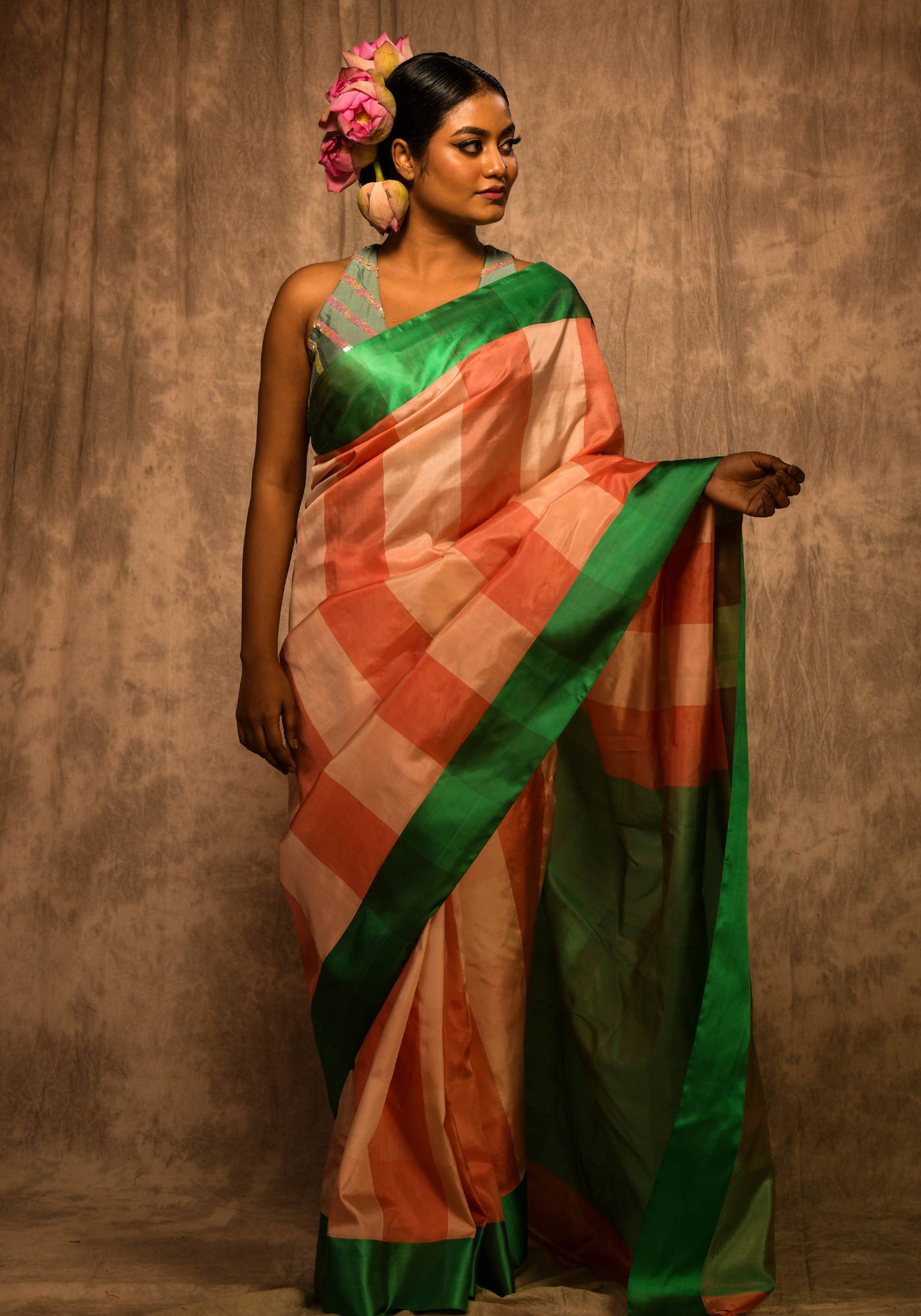 TRIDHARA GOROD SILK SAREE