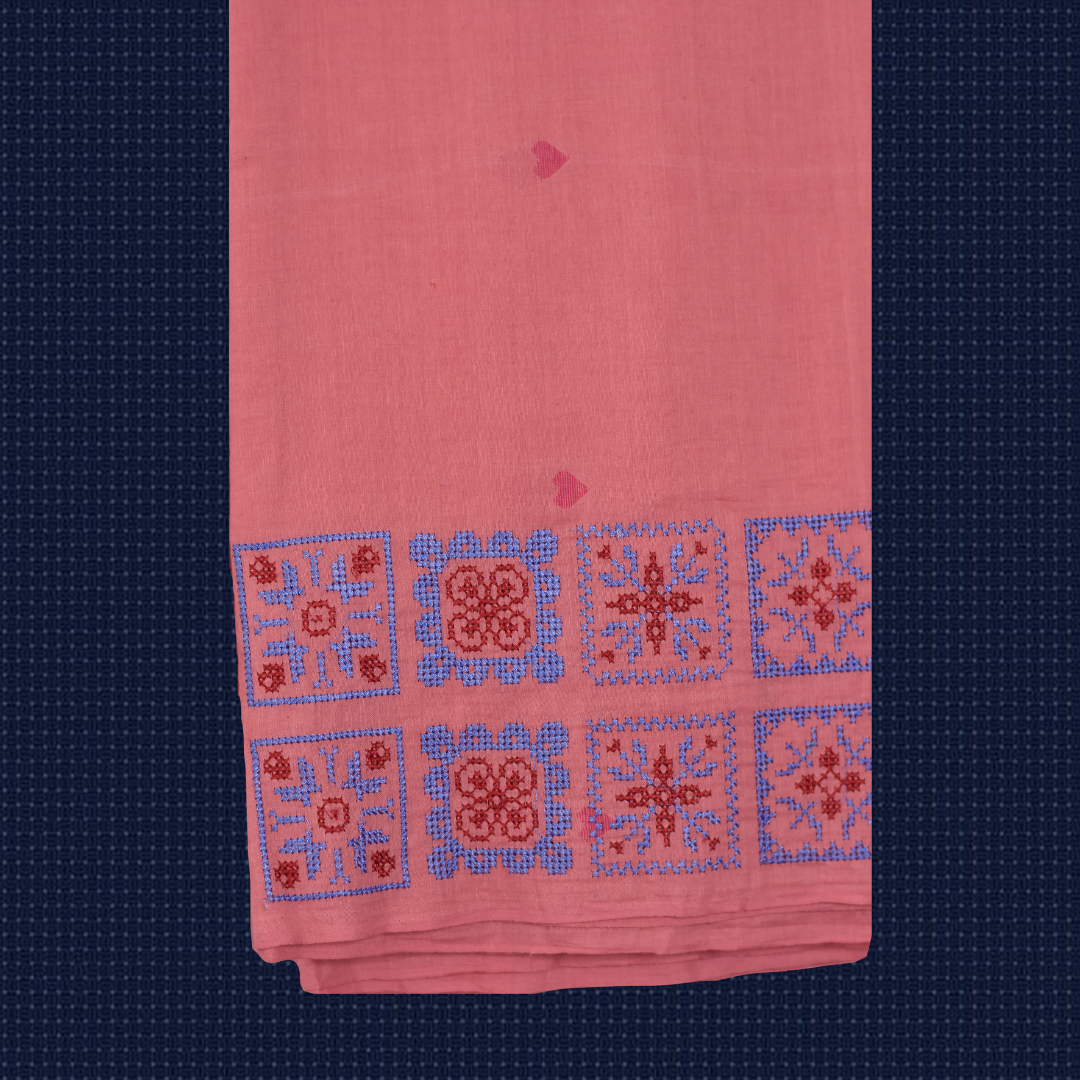 PEACH CHATURANGA SAREE