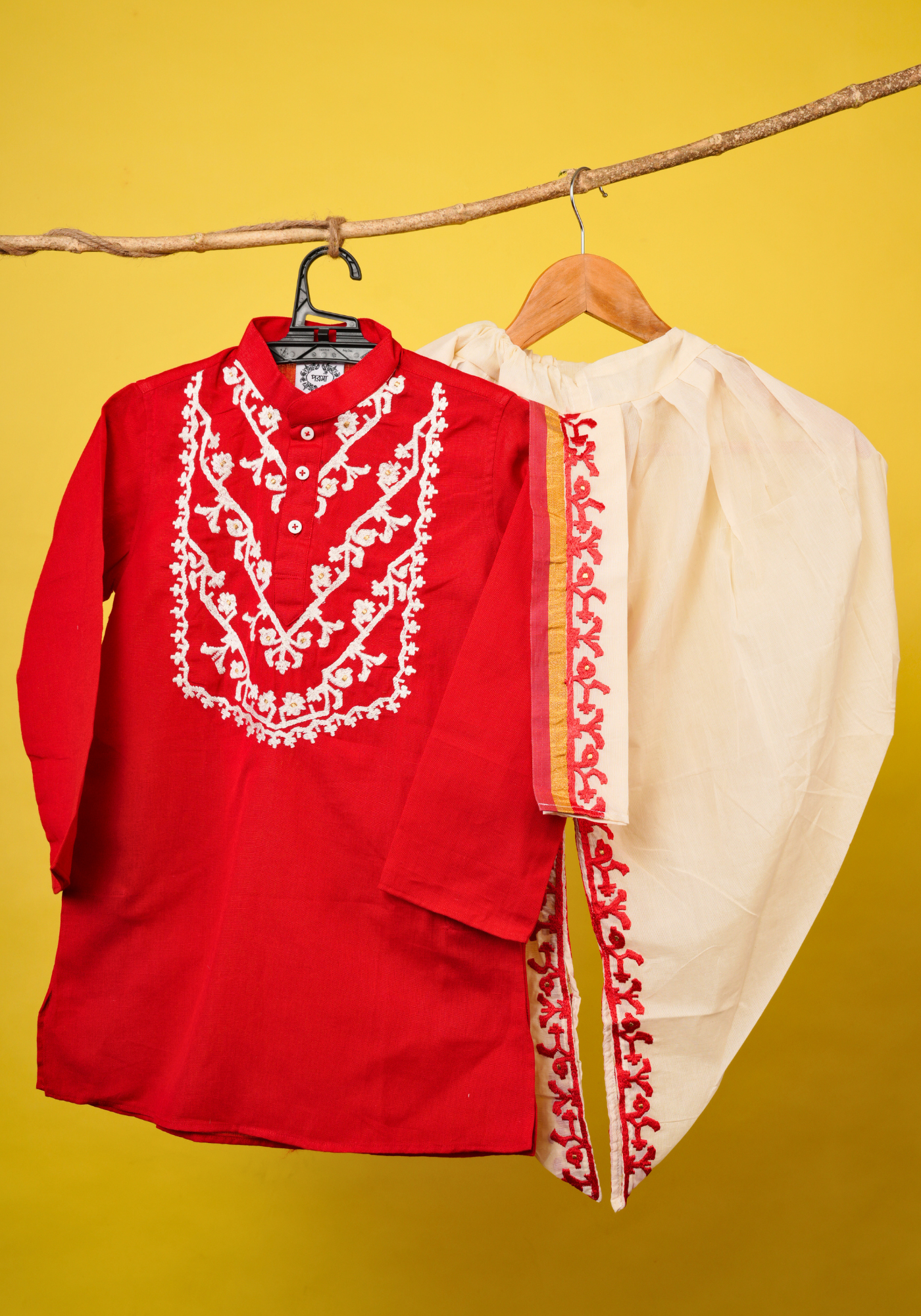 MON BHALO KURTA DHUTI SET
