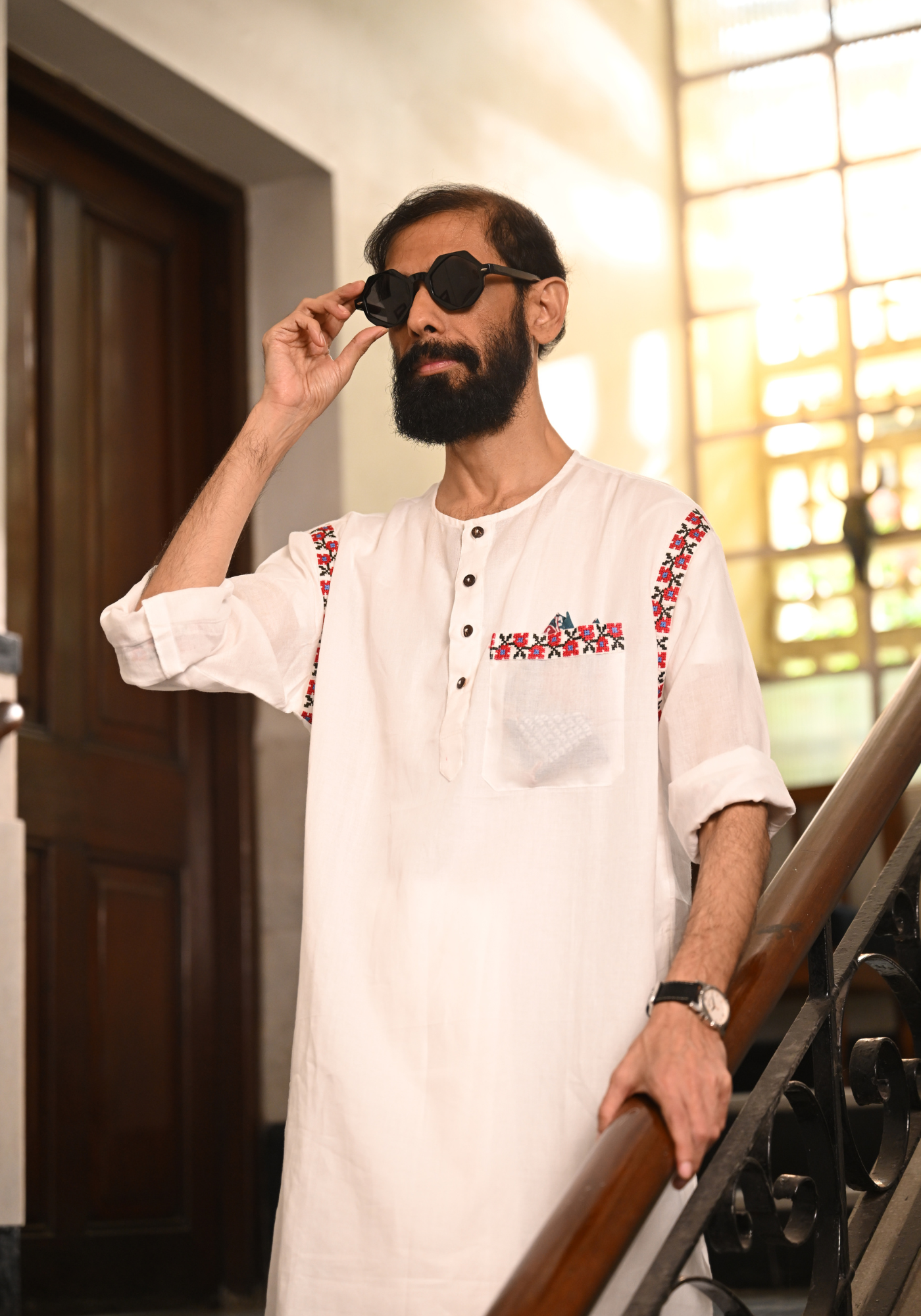 BAYNA KHOKA WHITE KURTA