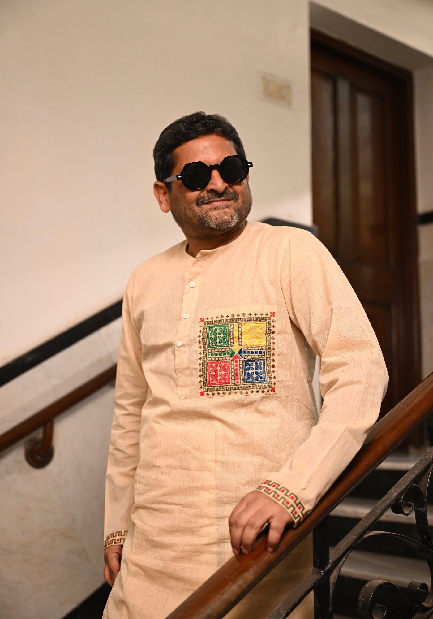 BONDHU TOMAY BEIGE KURTA