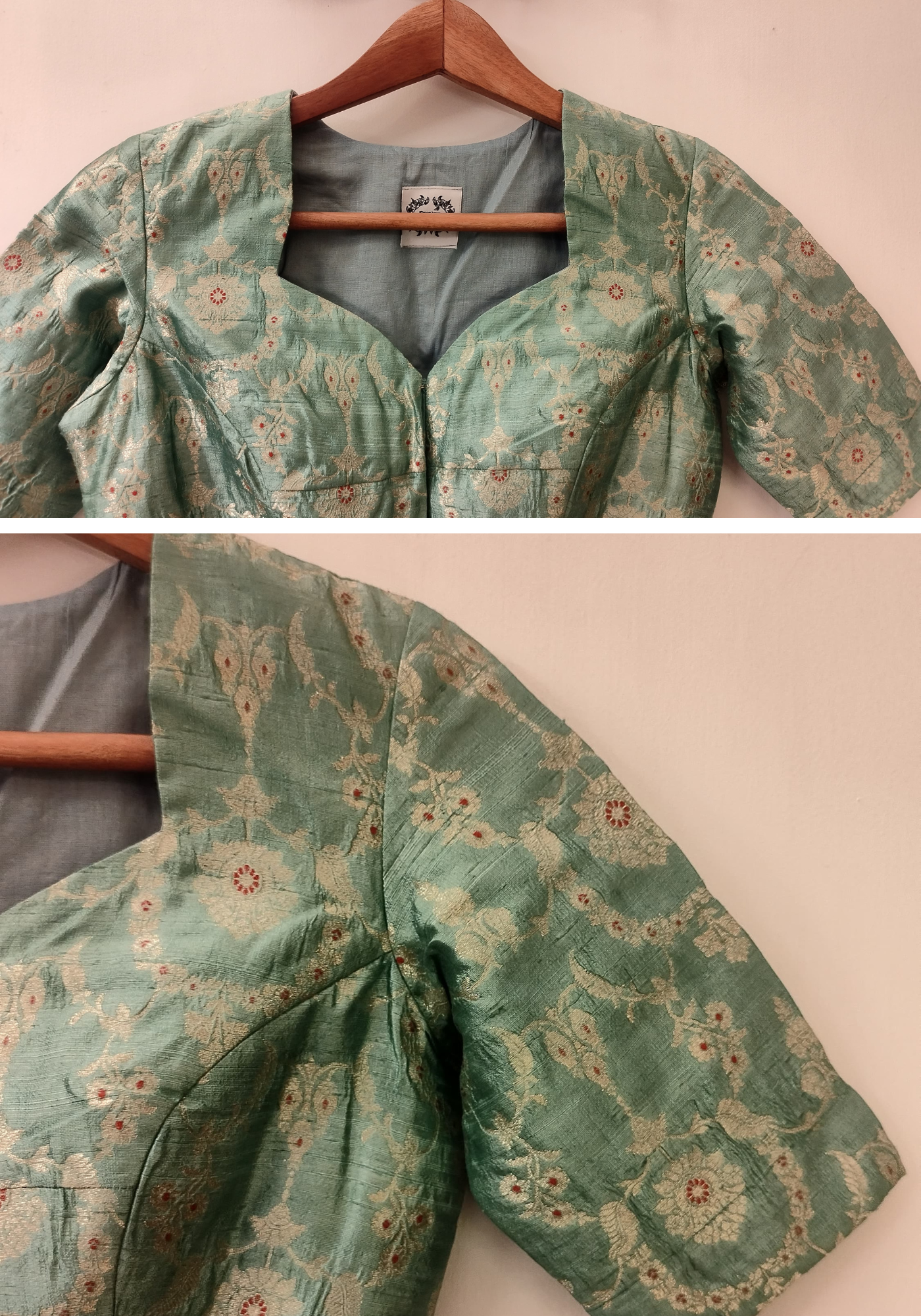 PISTA BROCADE BLOUSE