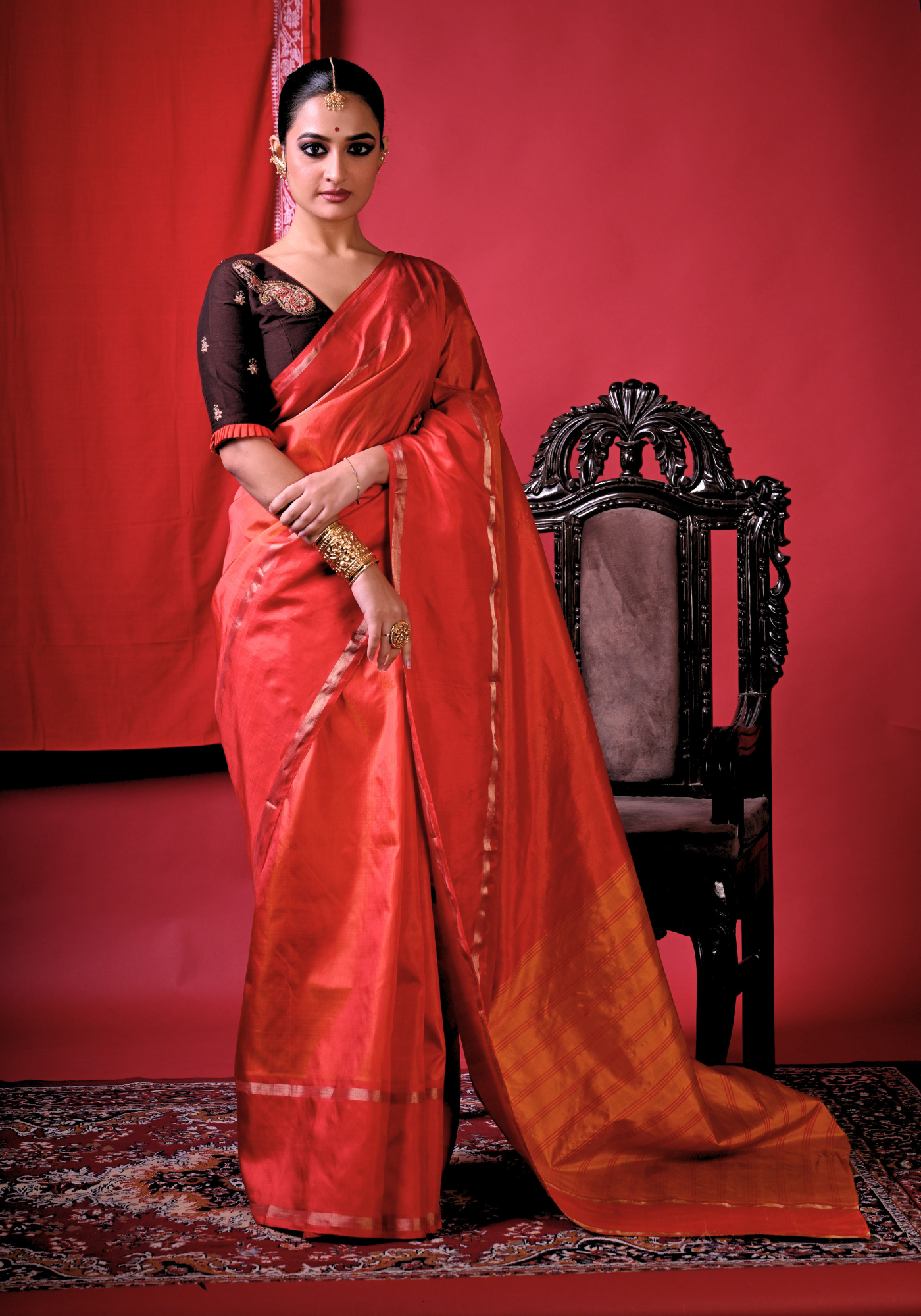 RAKTIM ABHA GOROD SILK SAREE