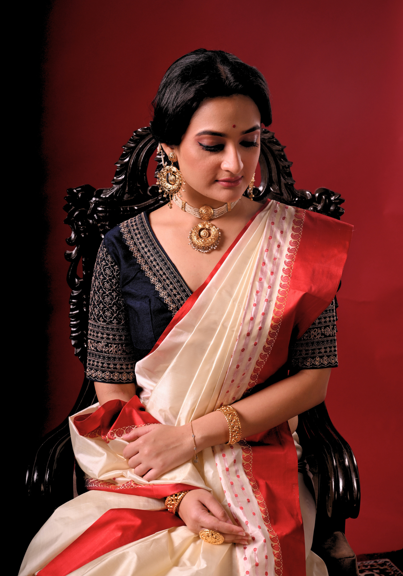 NEELAMBARI ZARDOUSI BLOUSE