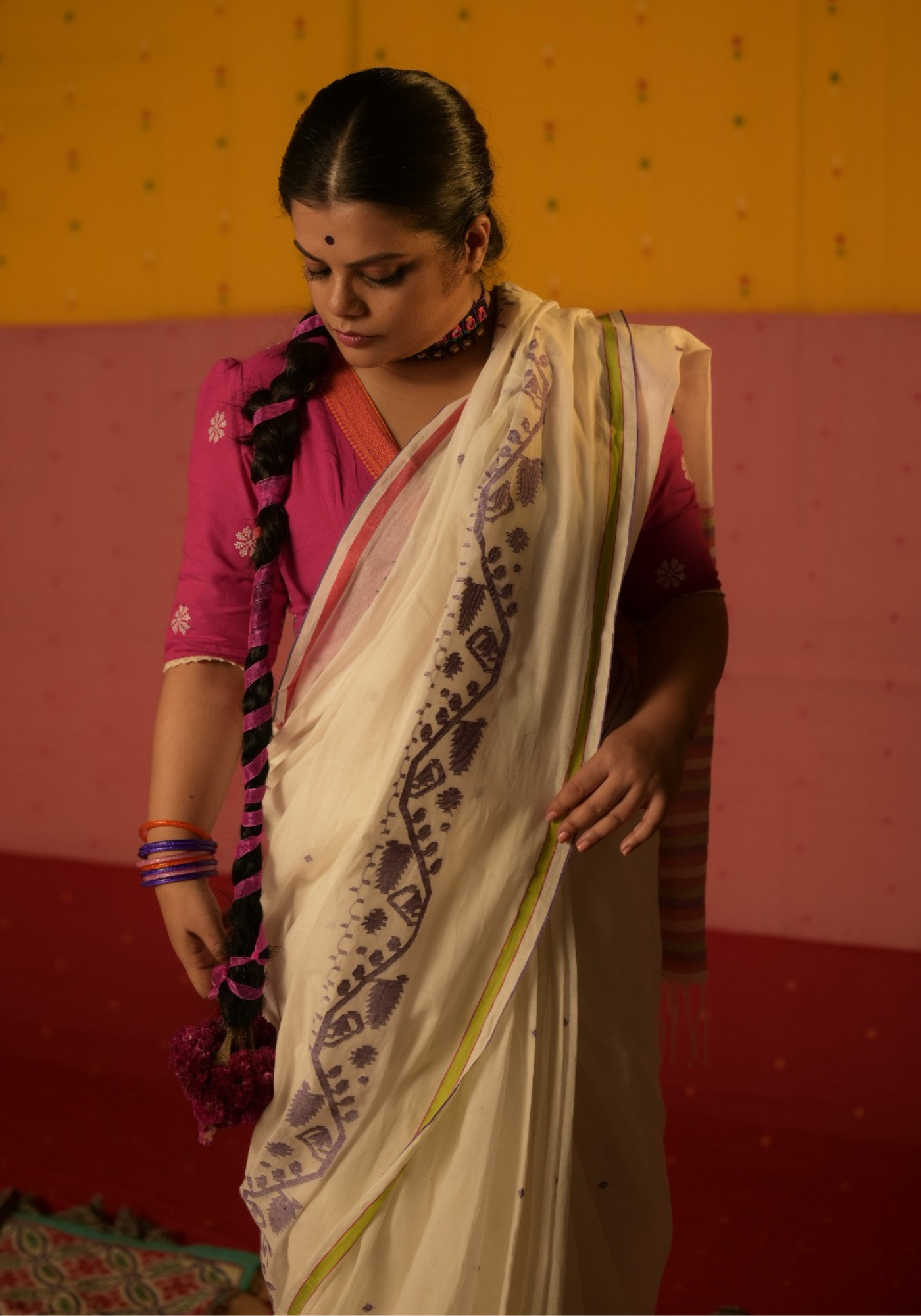 GOLAP JAAM SAREE