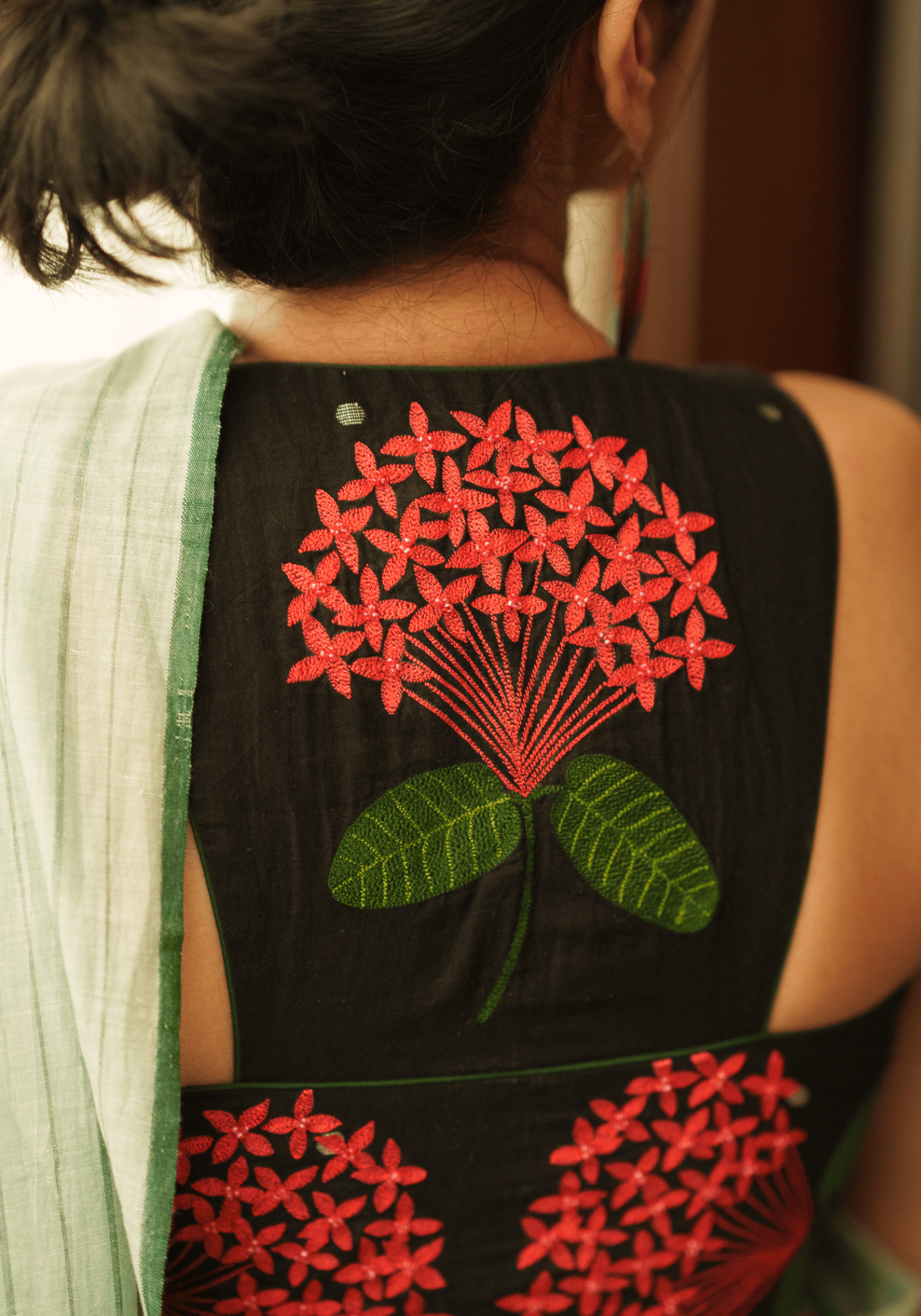 BLACK RONGON (Racer Back) BLOUSE