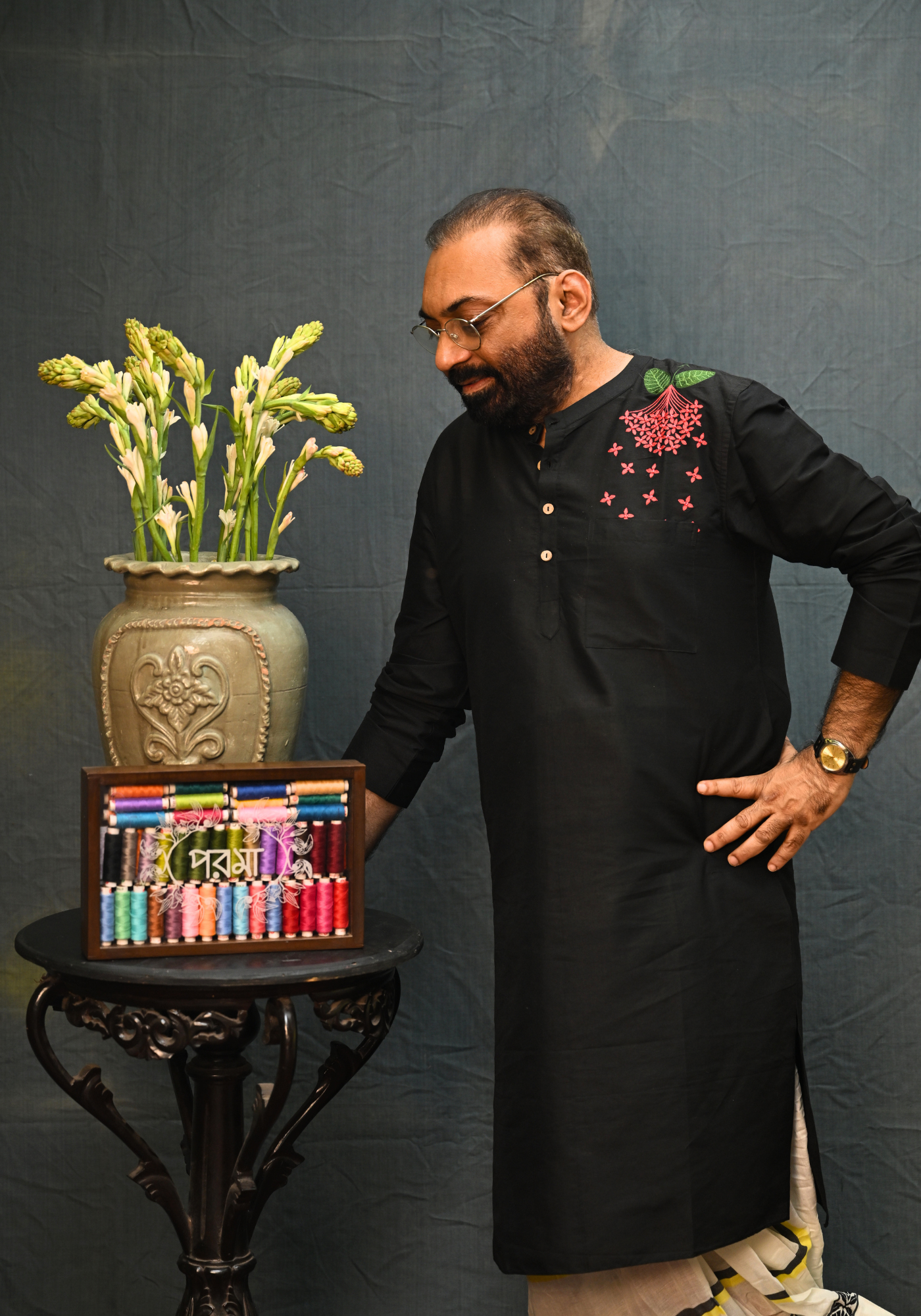 RONGON BLACK KURTA