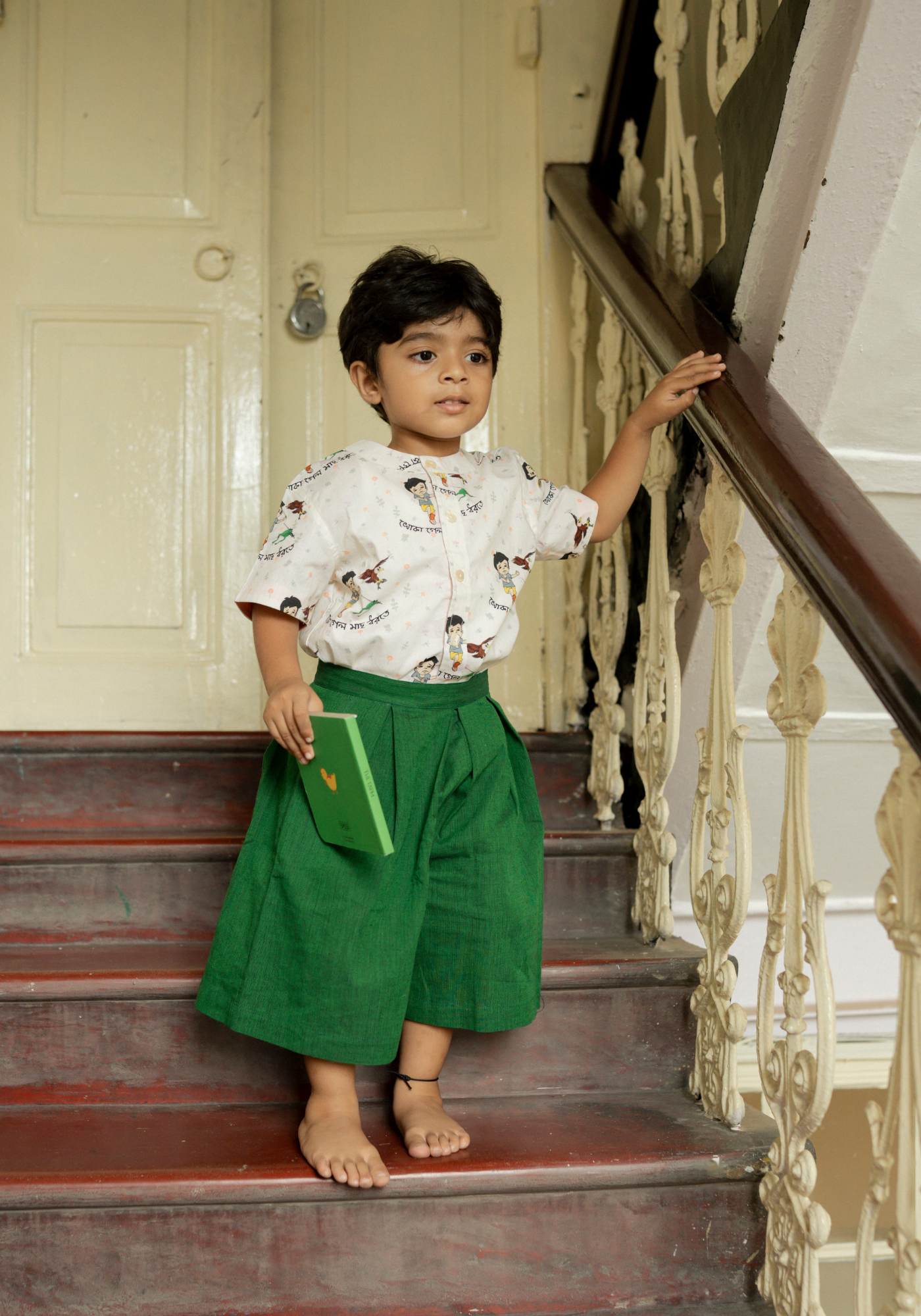 KHOKABABU SHIRT PANT SET (CHINESE COLLAR)