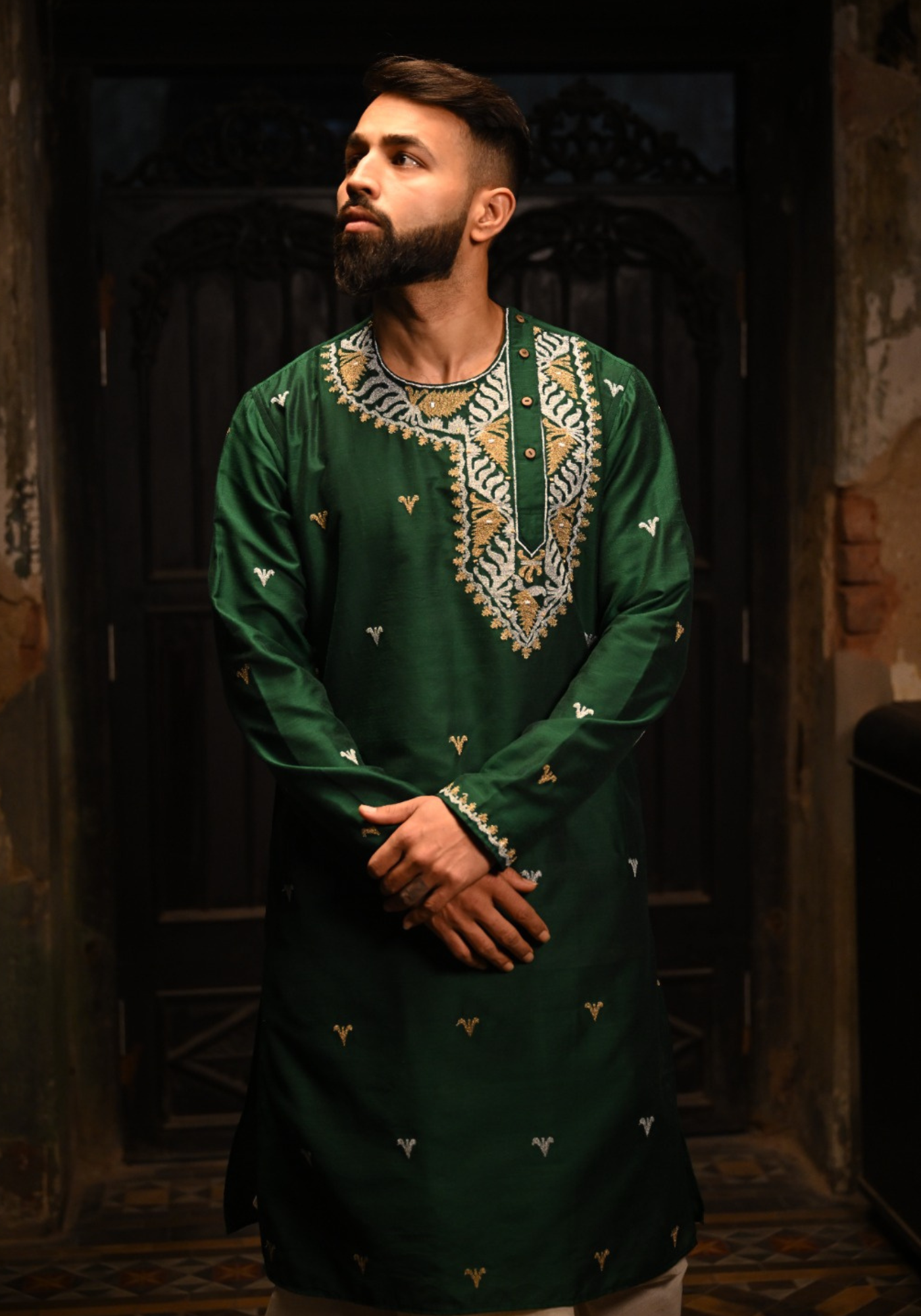 PAAN PAATA SHOBUJ KURTA
