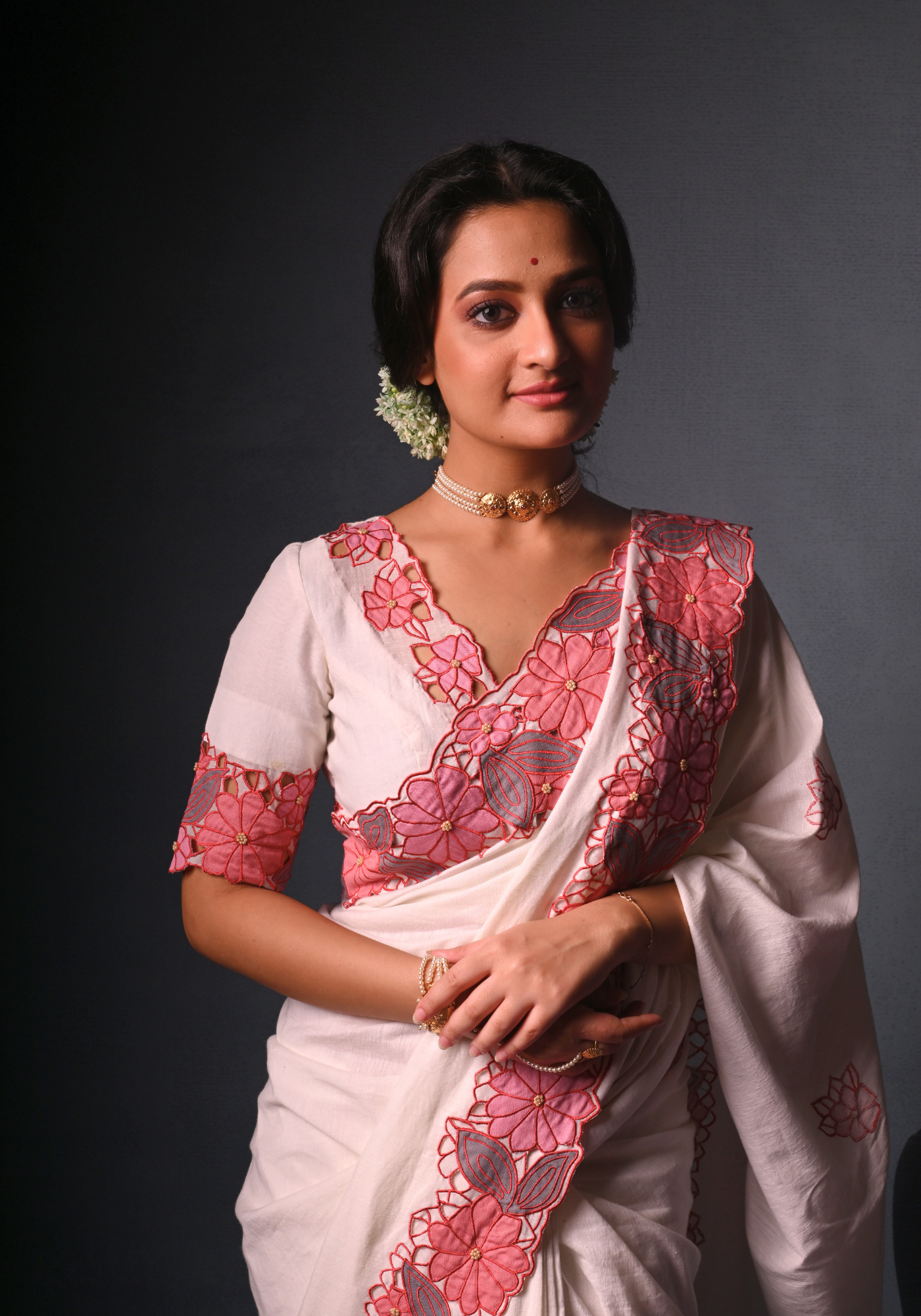 SHADA CUTWORK MADHABILATA BLOUSE