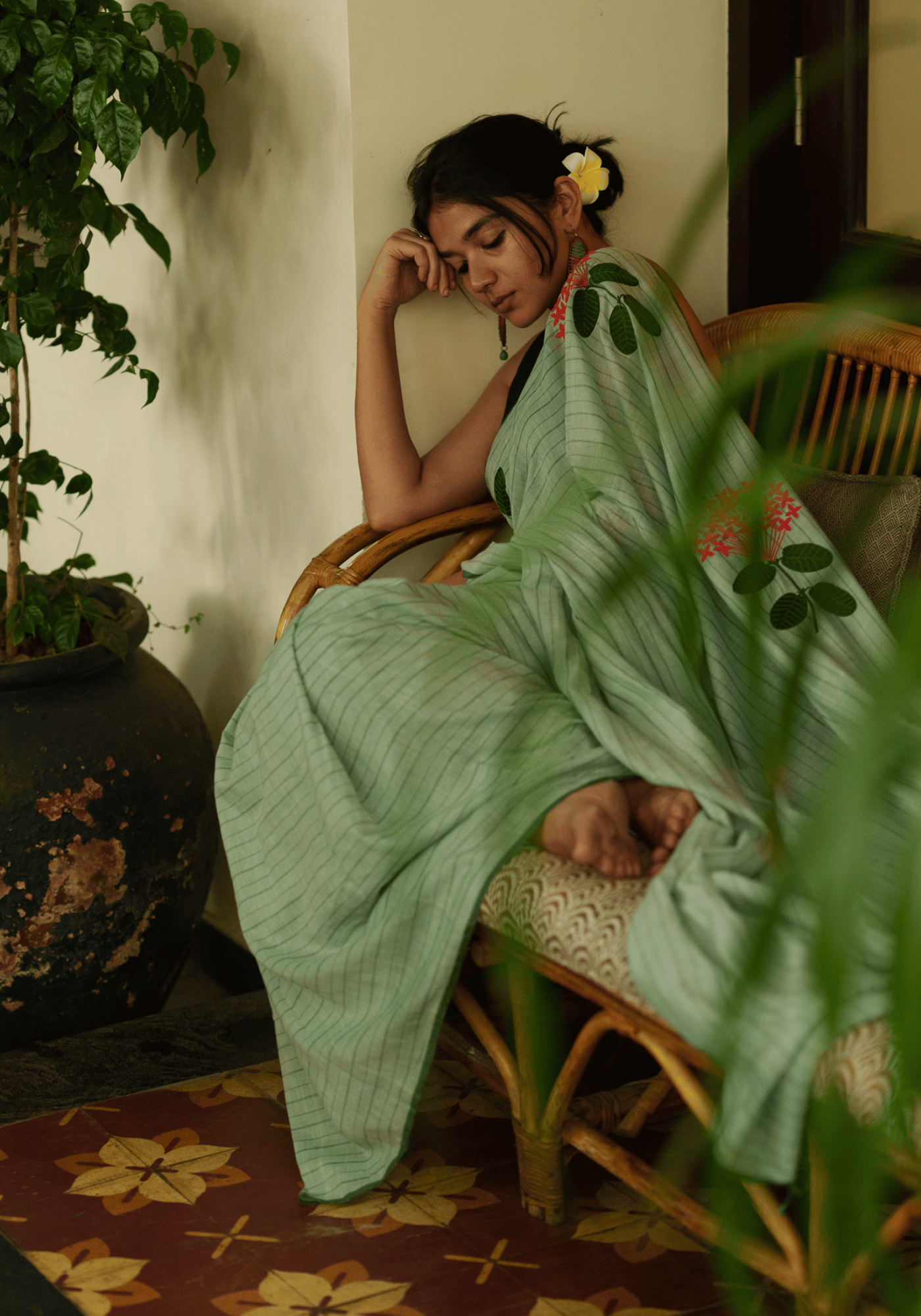 SOBUJ RONGON SAREE