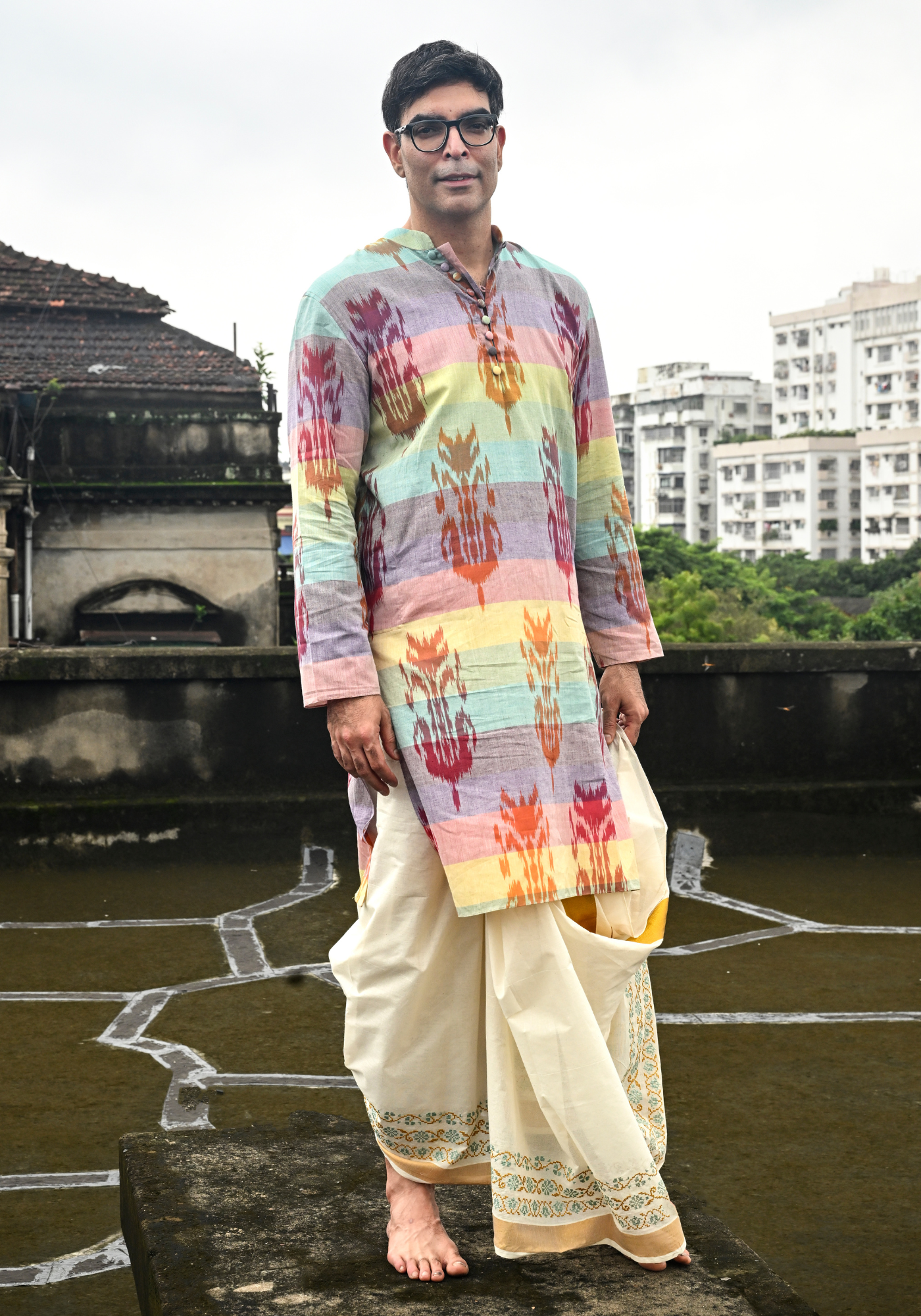 ANAND IKKAT KURTA