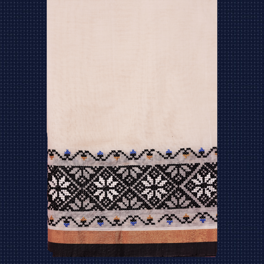 SHADA TILE BORDER SAREE