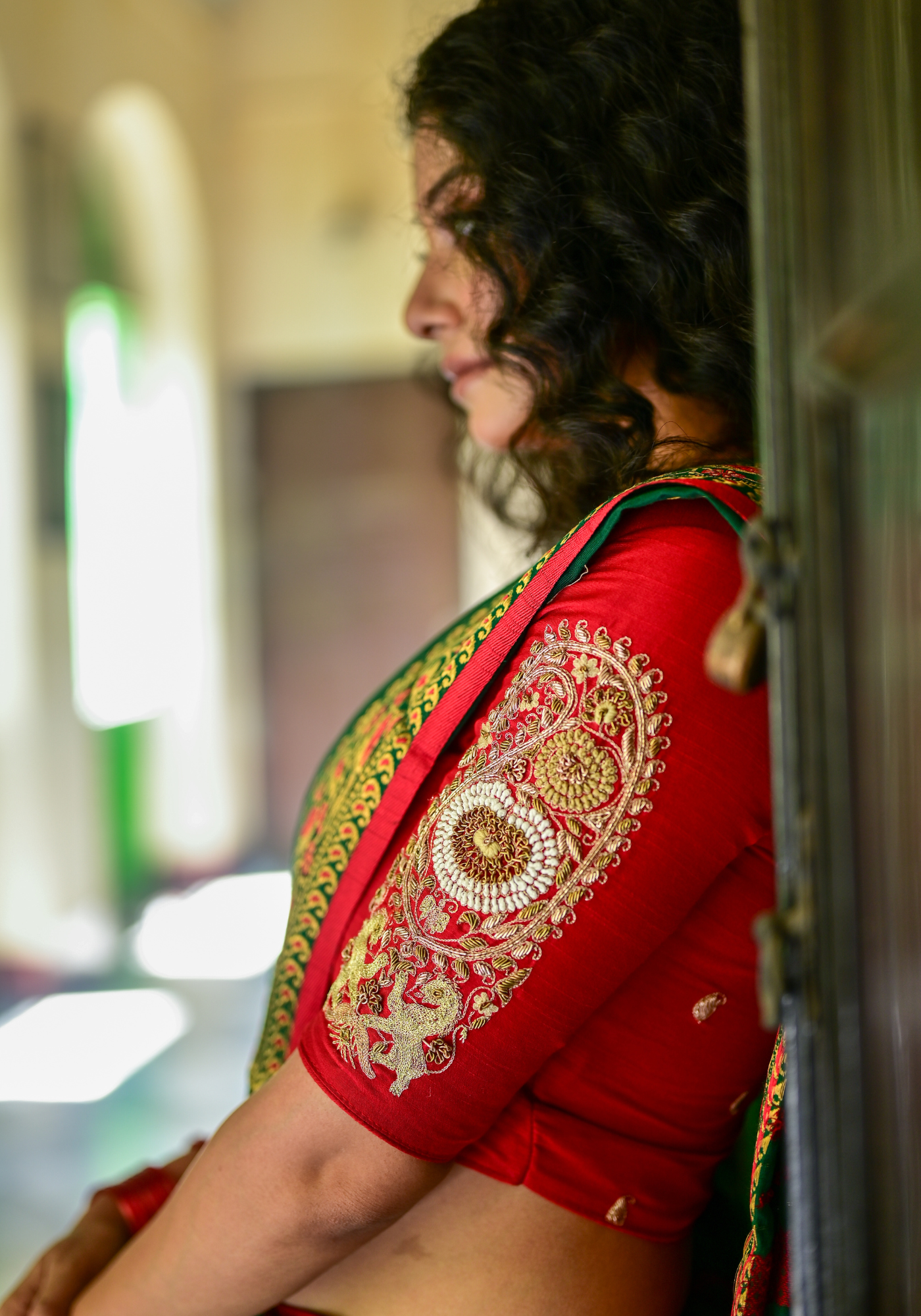 RED LION PAISLEY BLOUSE