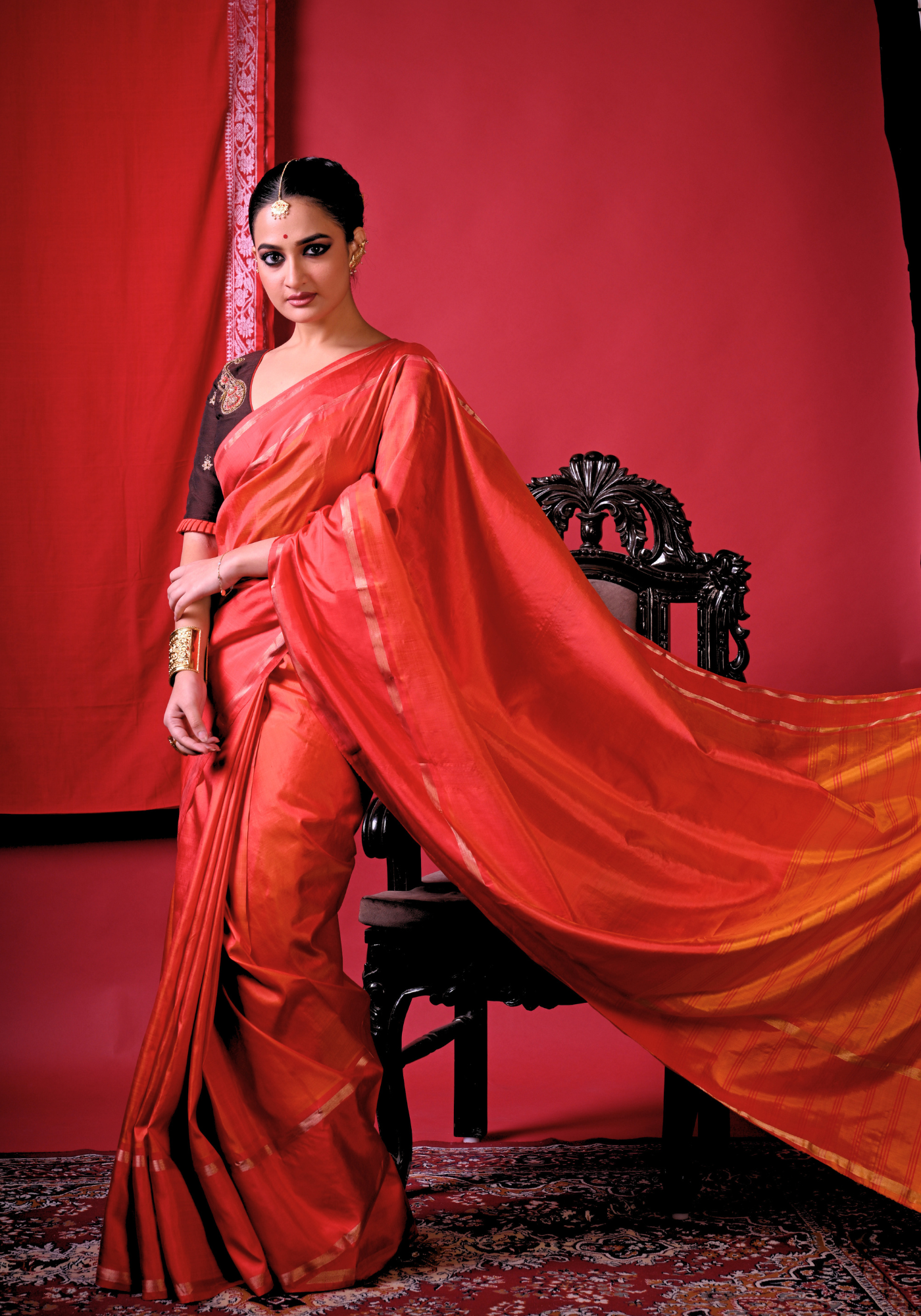 RAKTIM ABHA GOROD SILK SAREE