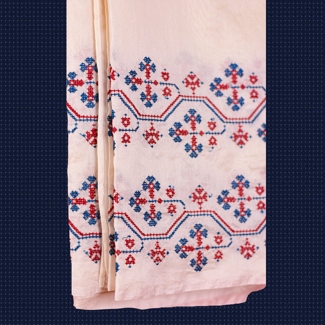 SHWET PADMA PUJOR SAREE