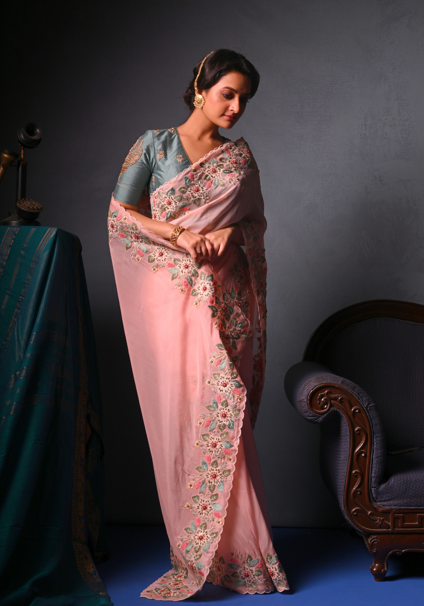 GULABO GARDEN ORGANZA SAREE