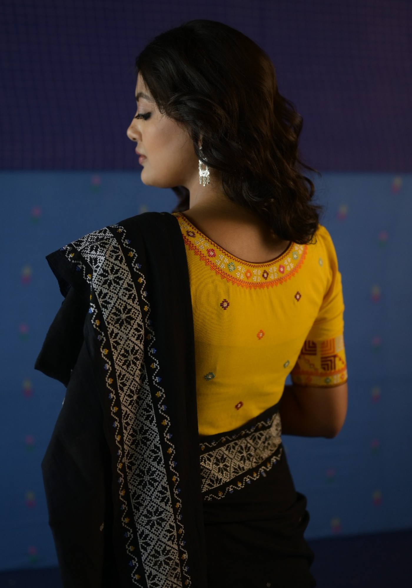 YELLOW BANJARA BLOUSE