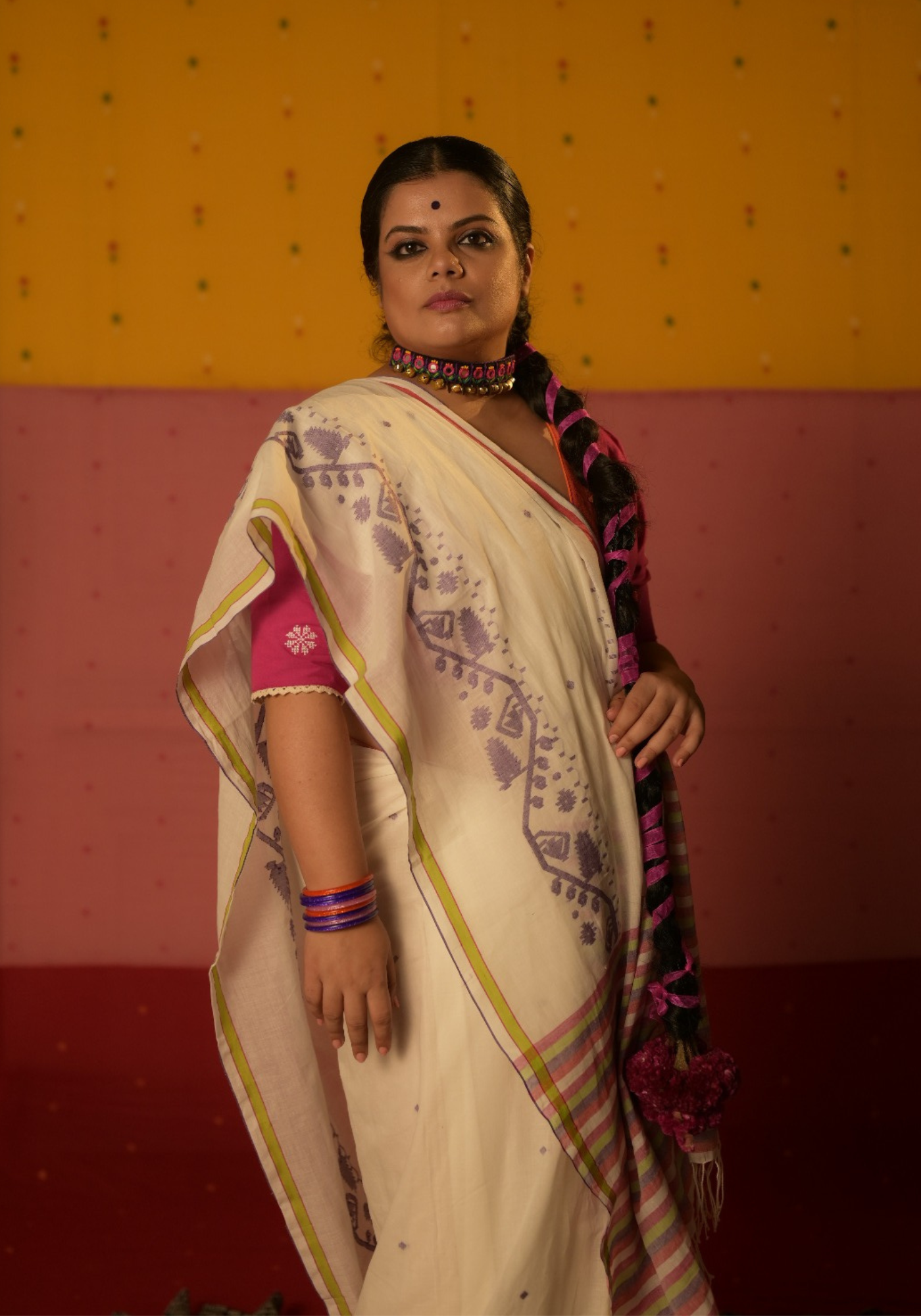 GOLAP JAAM SAREE