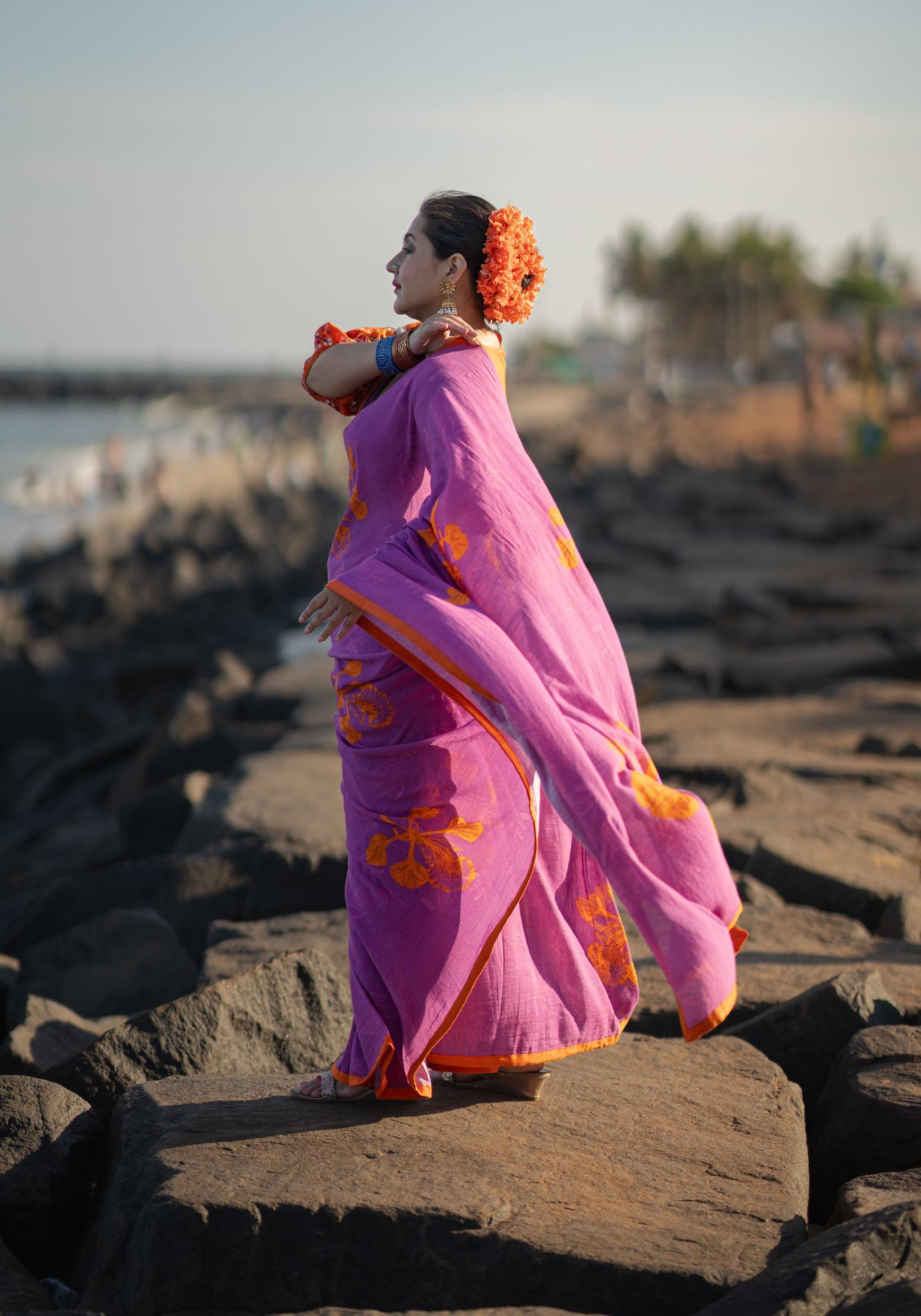AGOON PHOOL SAREE