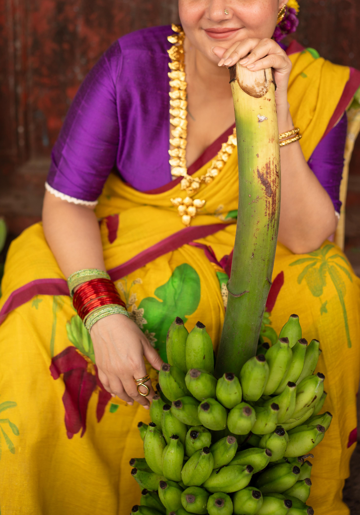 BANANA FLOWER SAREE