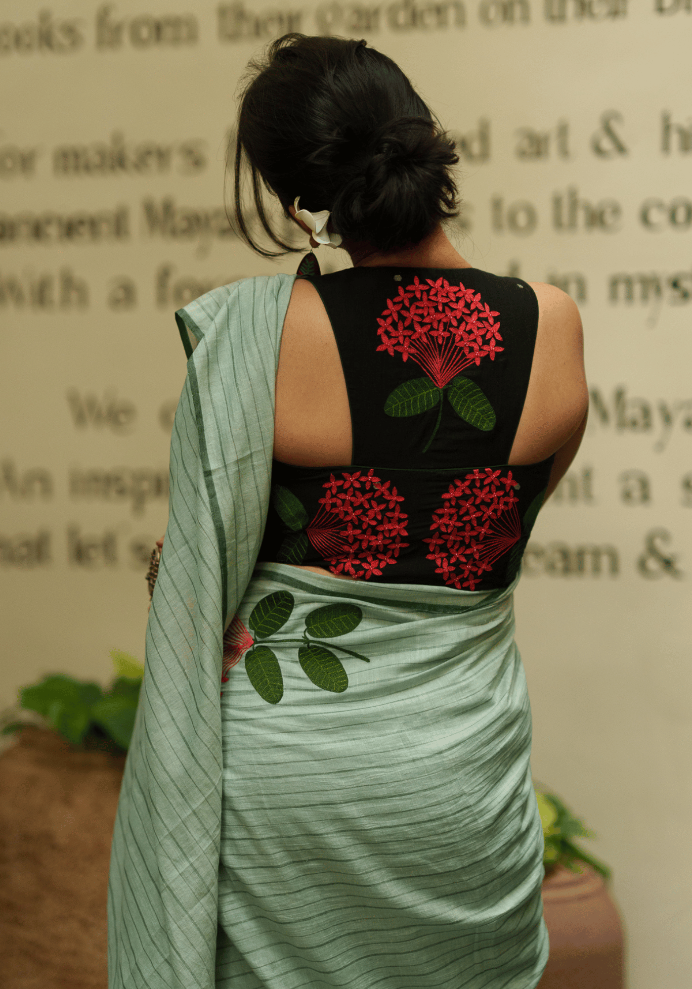 BLACK RONGON (Racer Back) BLOUSE