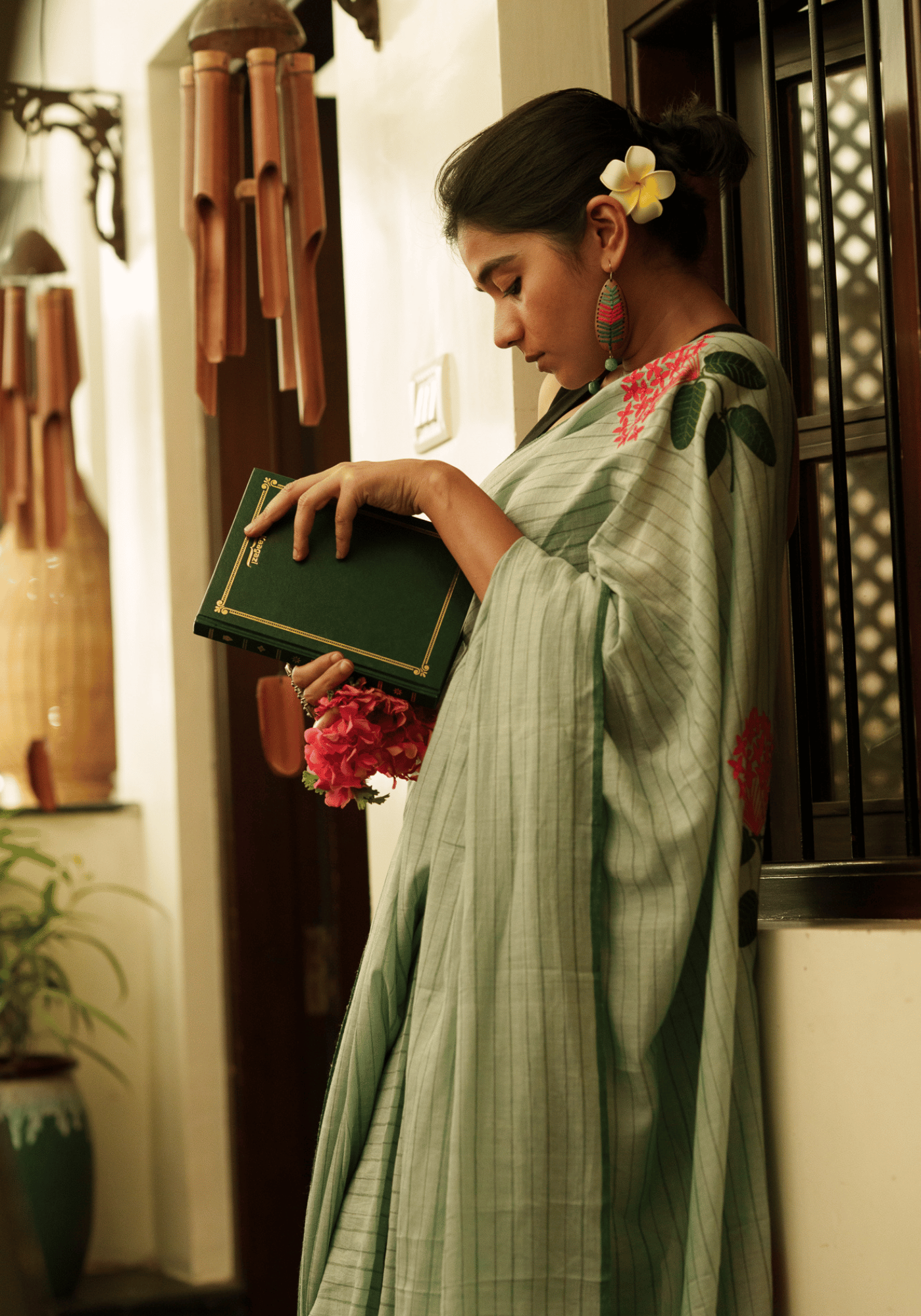 SOBUJ RONGON SAREE