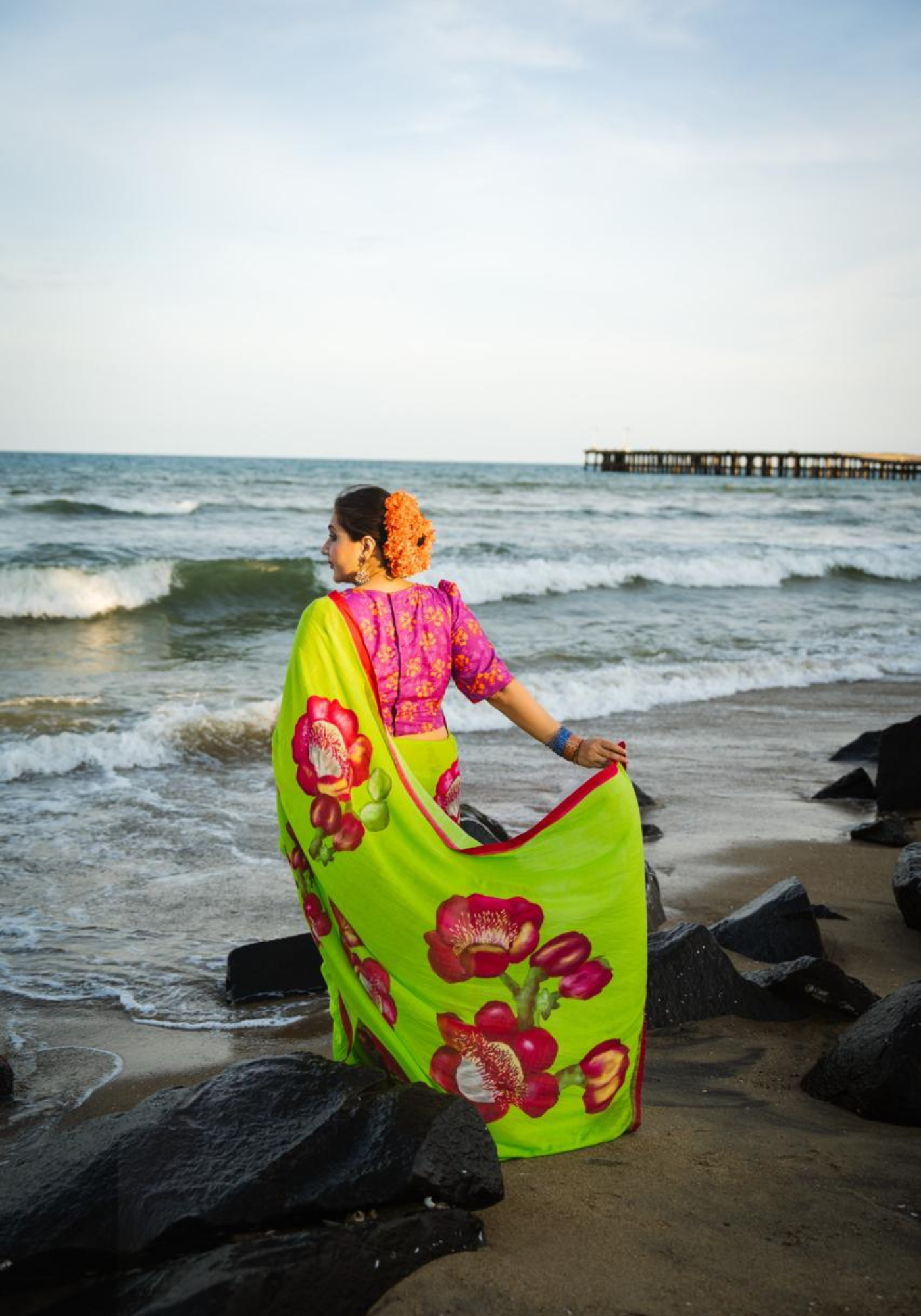 NAAGCHAMPA SAREE