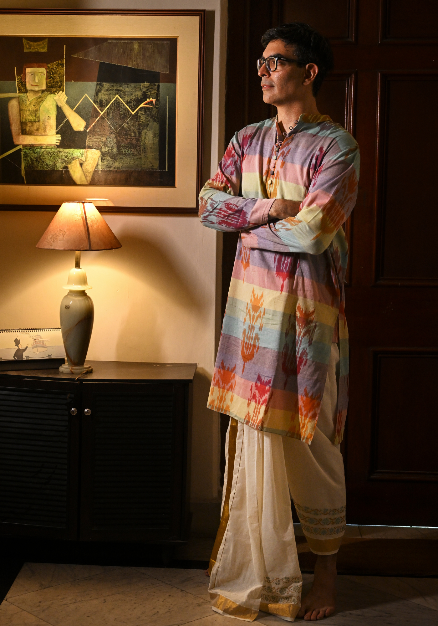 ANAND IKKAT KURTA