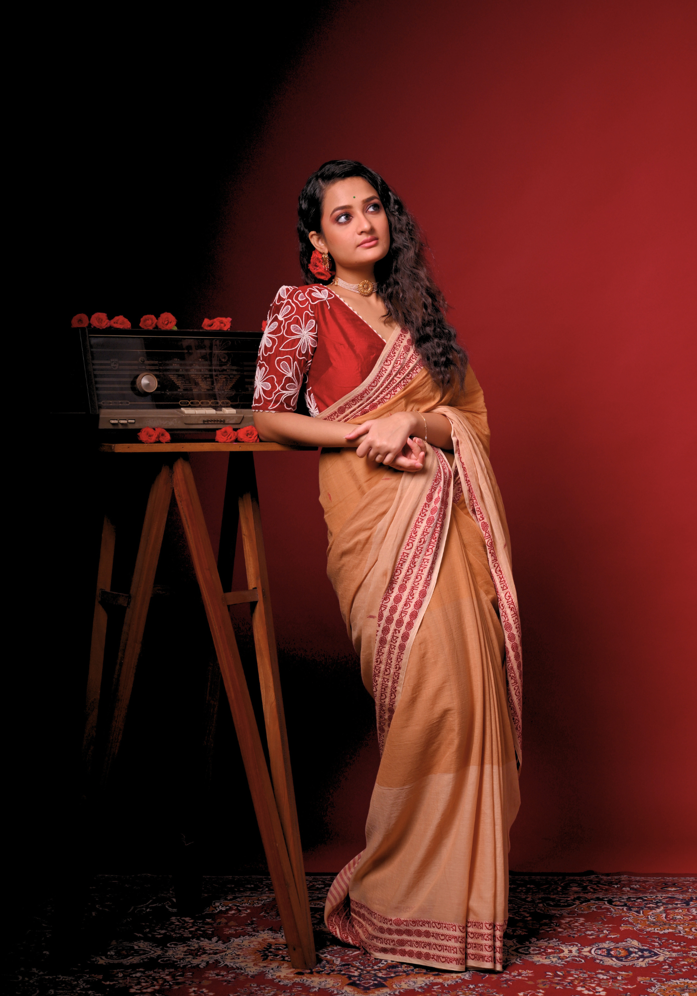 MAHALAYA SHANTIPURI SAREE