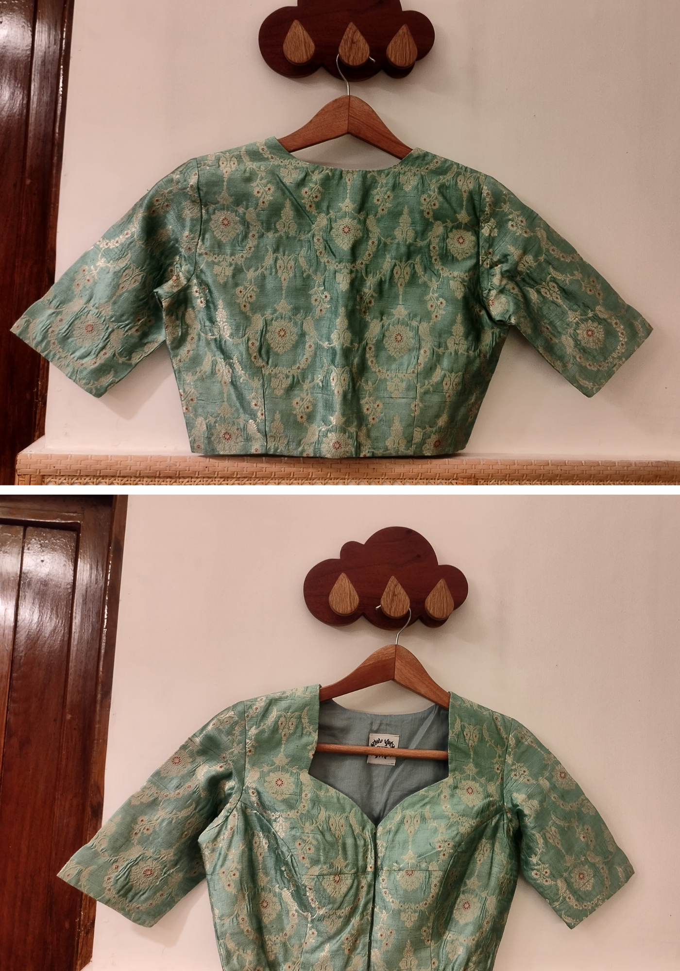 PISTA BROCADE BLOUSE