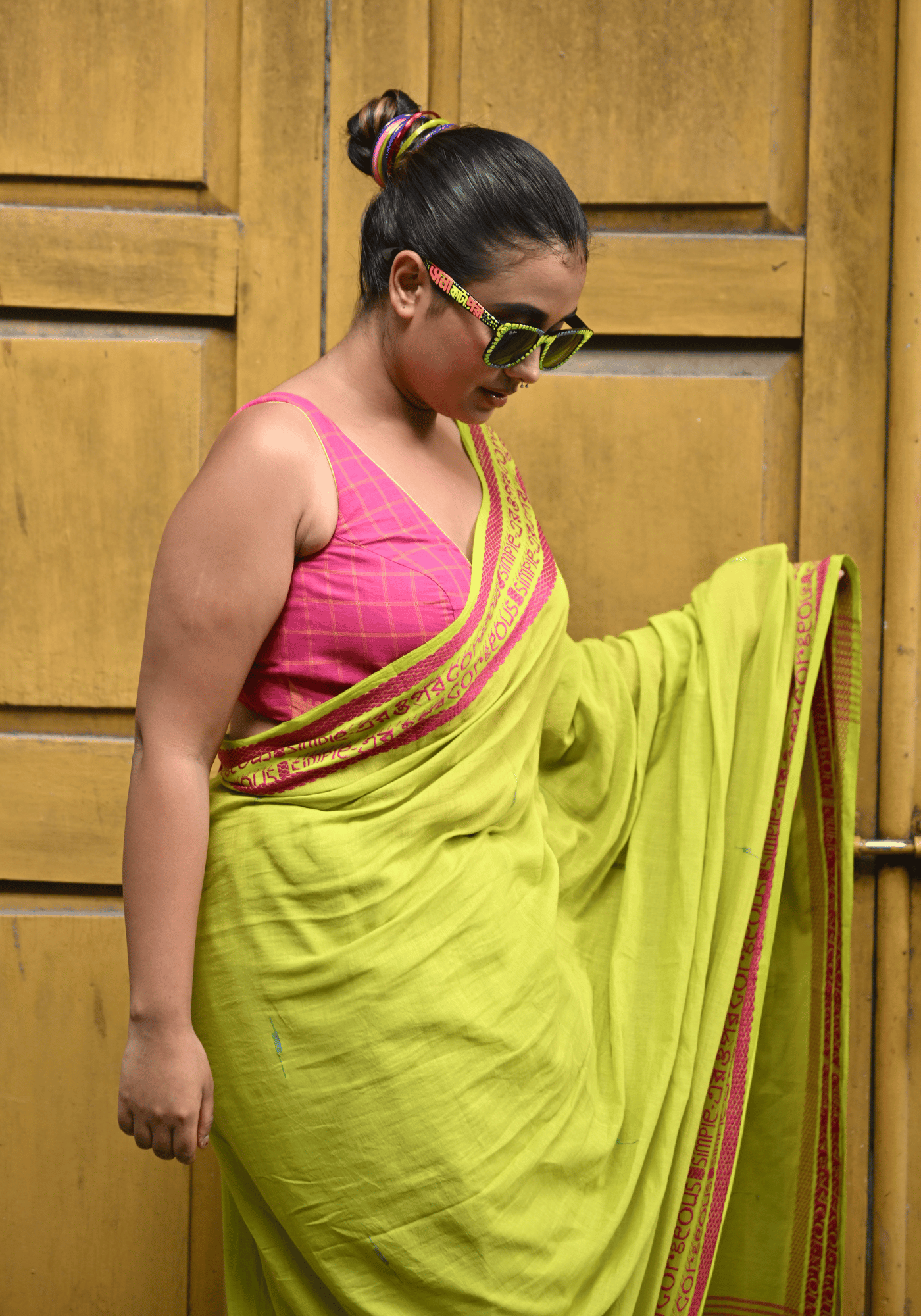DAANA KATA PORI BLOUSE (SLEEVELESS)