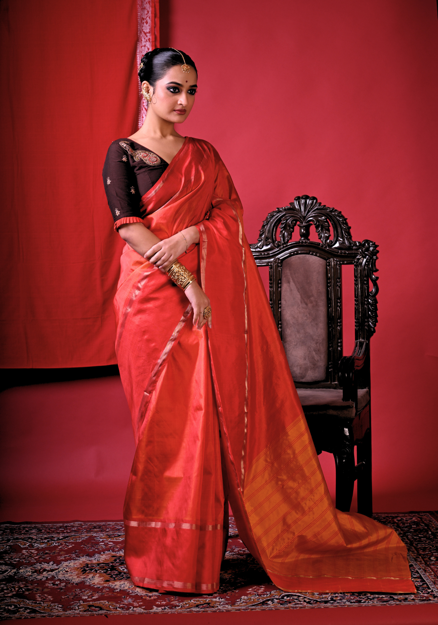 RAKTIM ABHA GOROD SILK SAREE