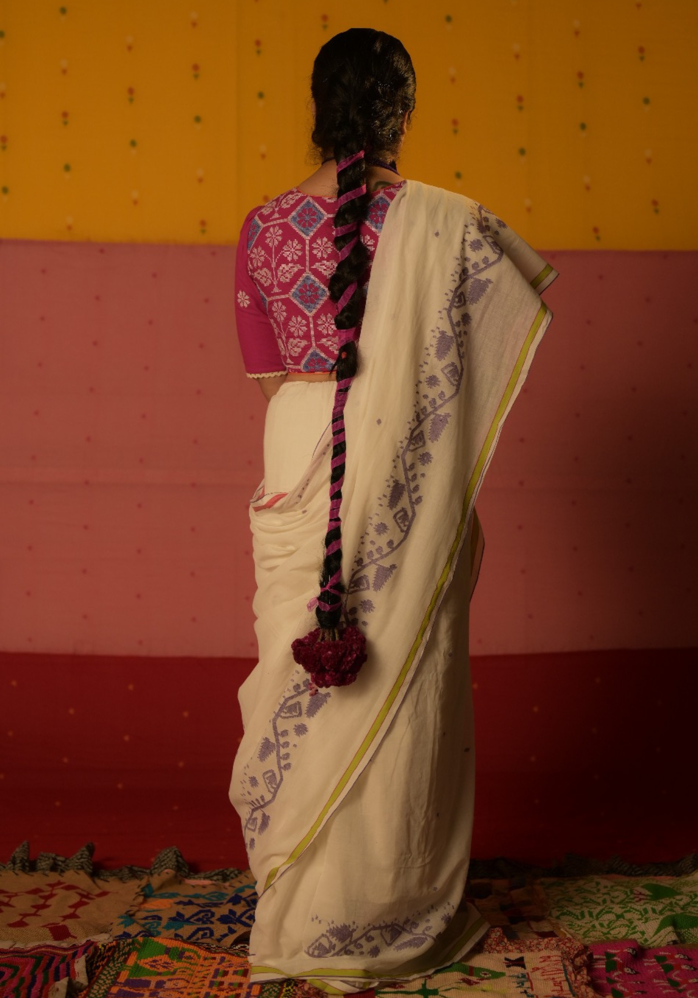 GOLAP JAAM SAREE