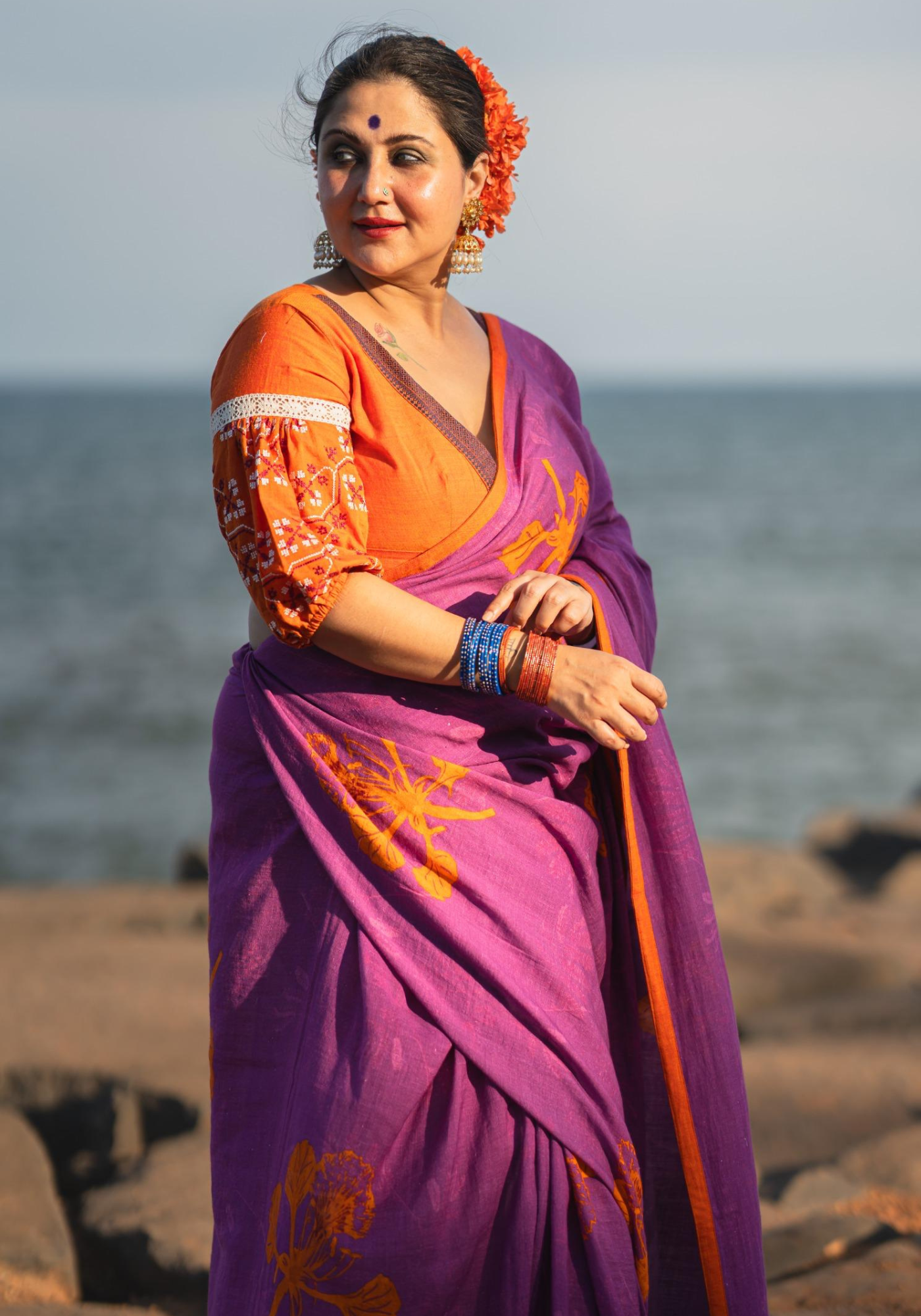 AGOON PHOOL SAREE