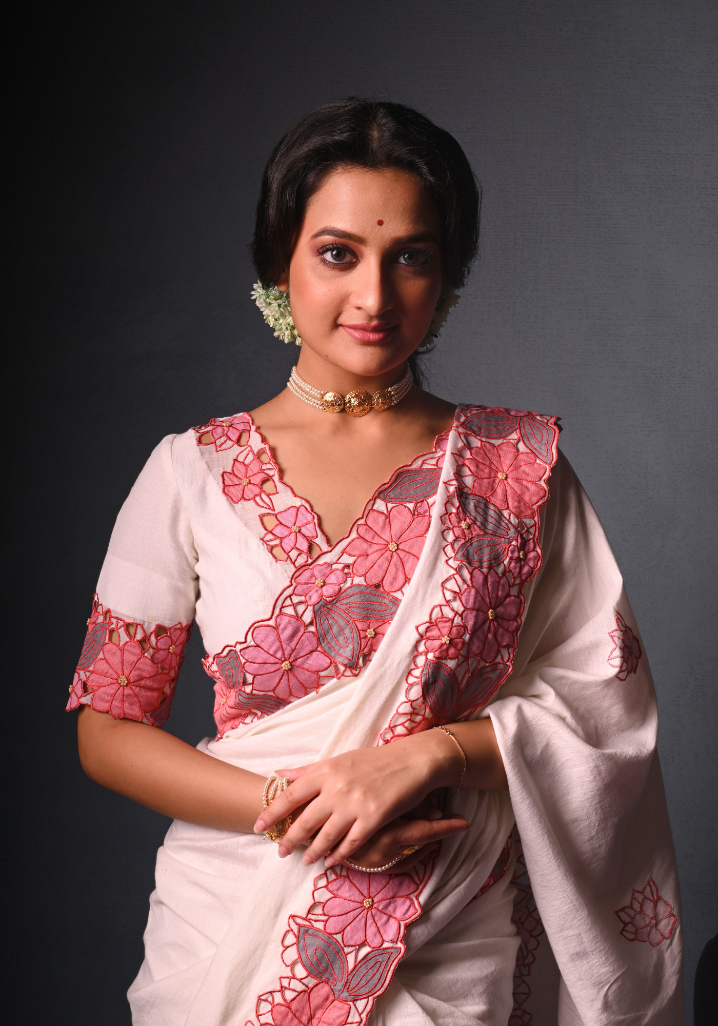 SHADA CUTWORK MADHABILATA BLOUSE