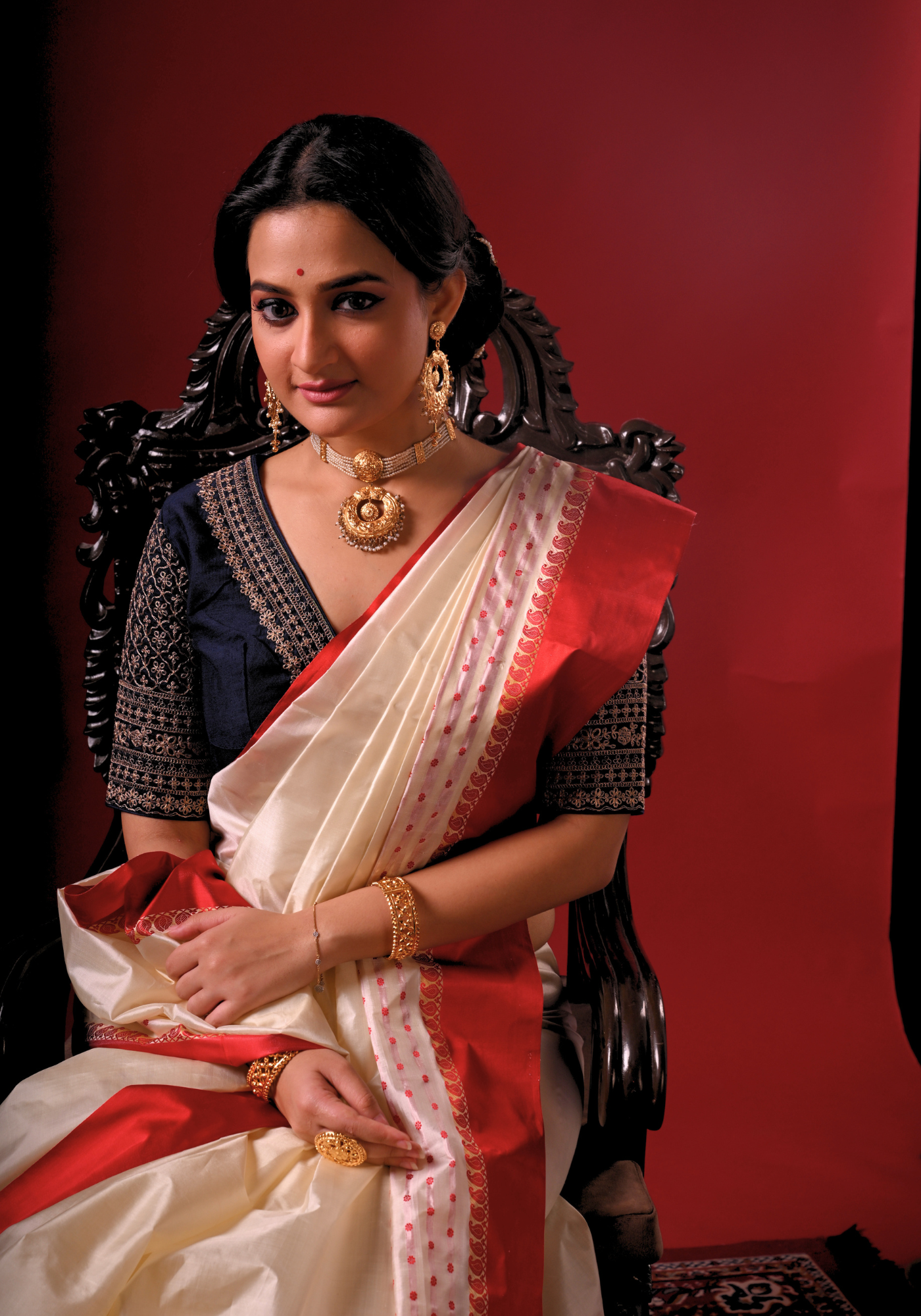 NEELAMBARI ZARDOUSI BLOUSE