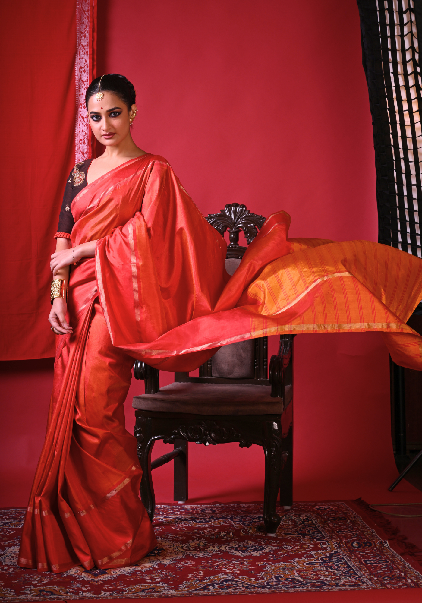 RAKTIM ABHA GOROD SILK SAREE