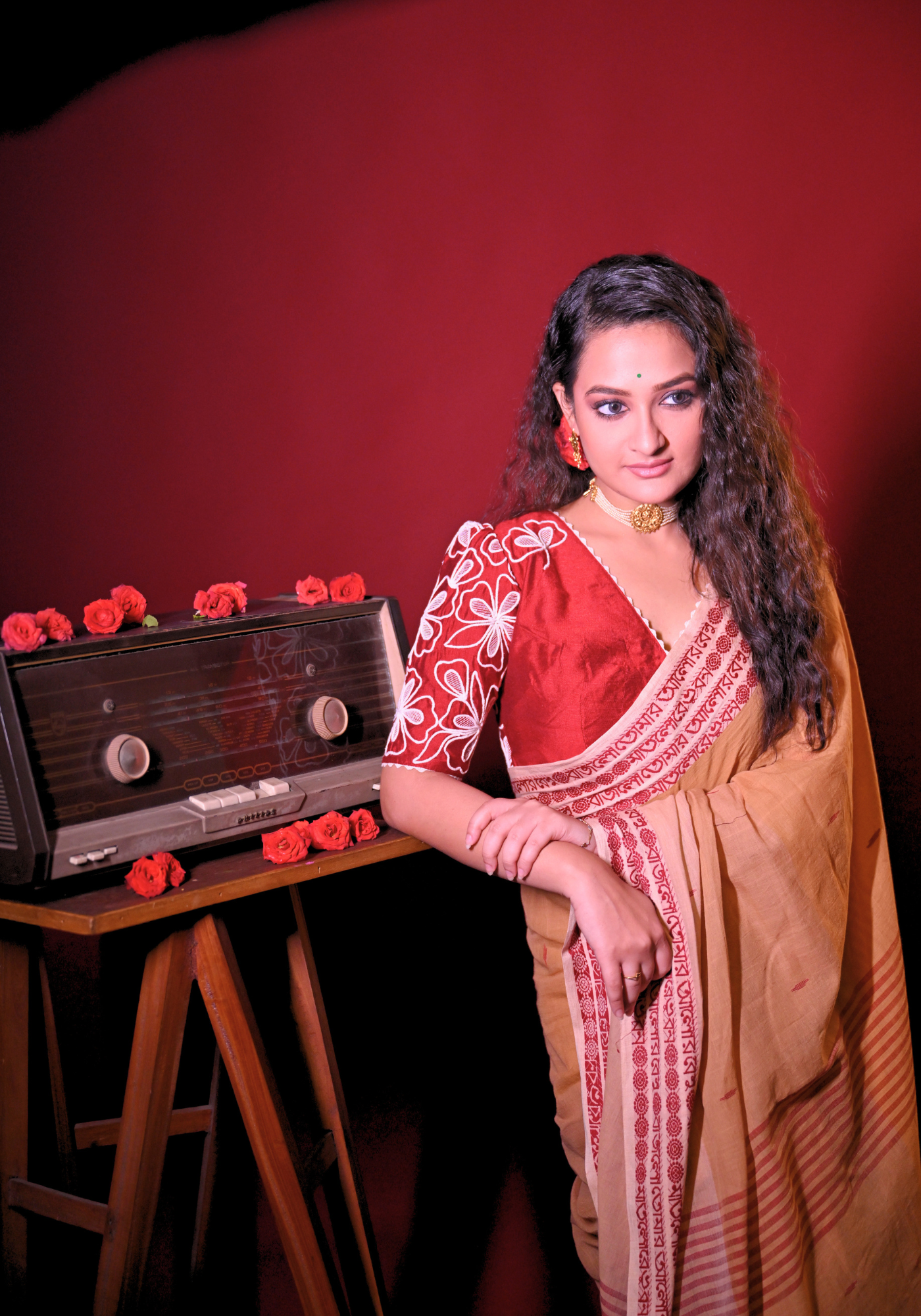 MAHALAYA SHANTIPURI SAREE