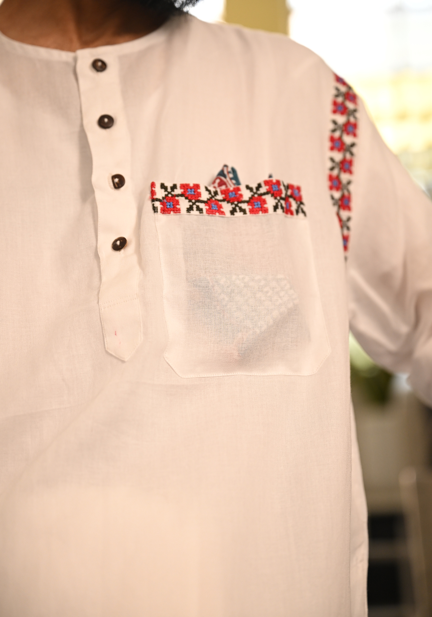 BAYNA KHOKA WHITE KURTA