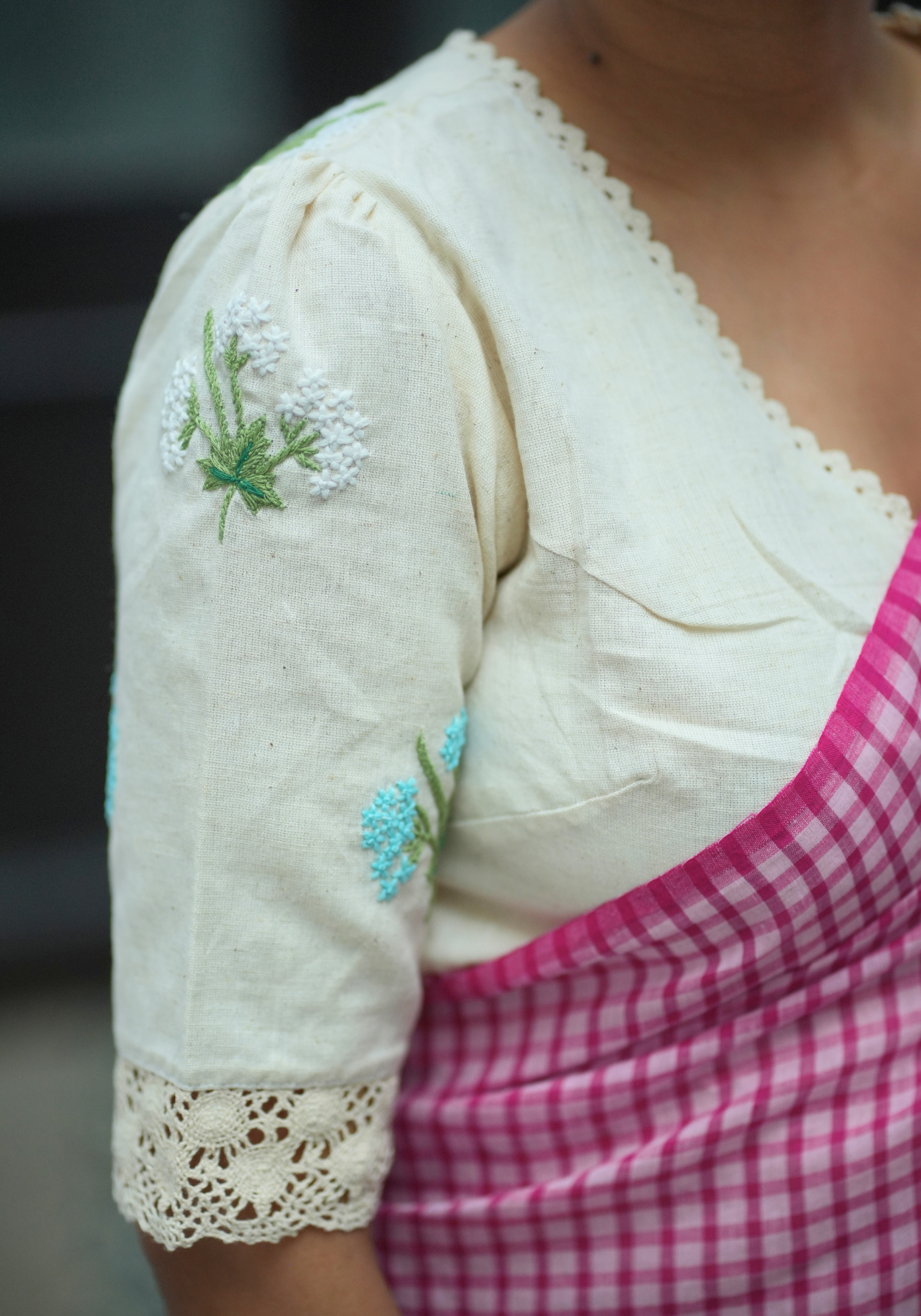 BRIKSHIKA BLUE BLOUSE