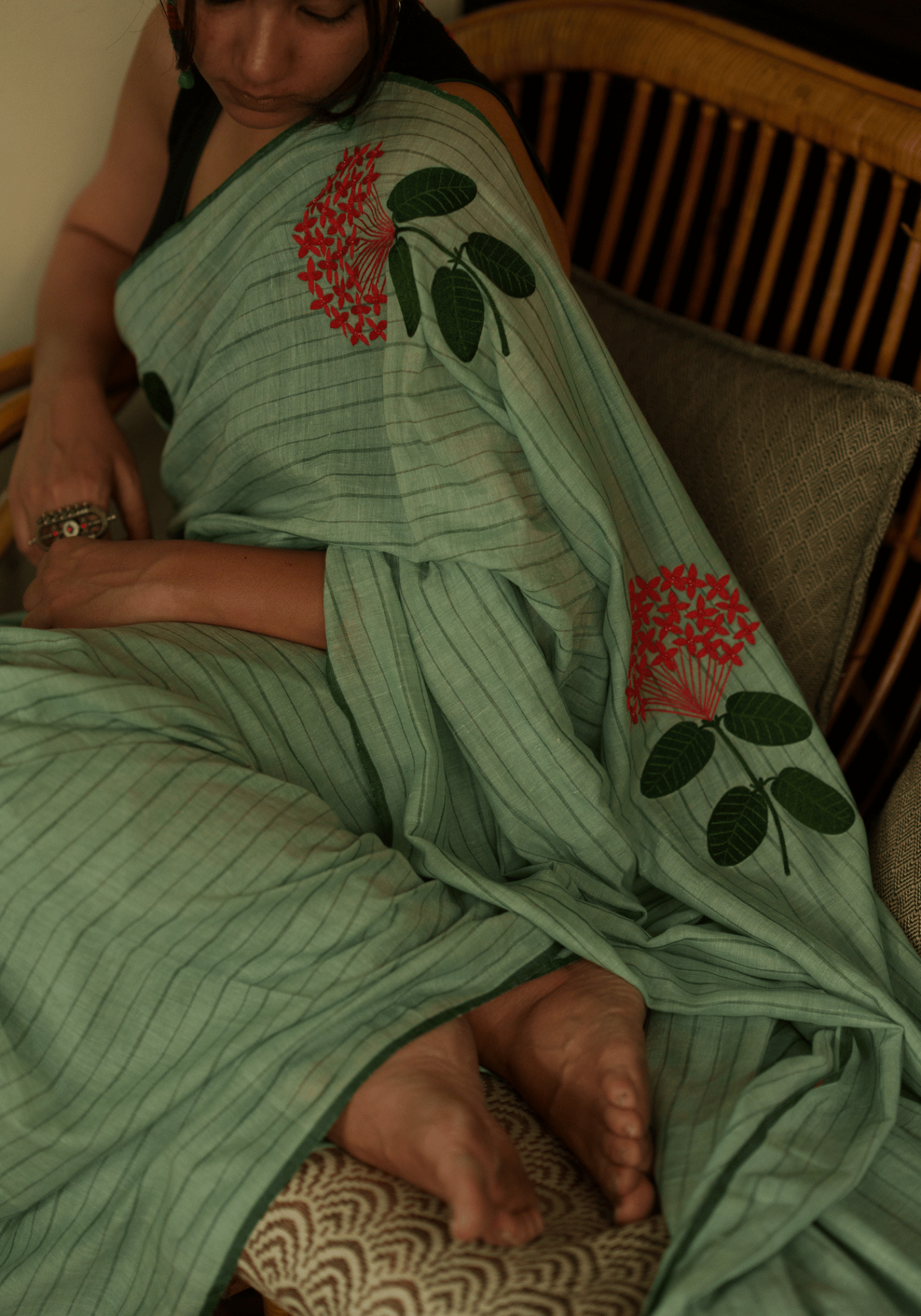 SOBUJ RONGON SAREE