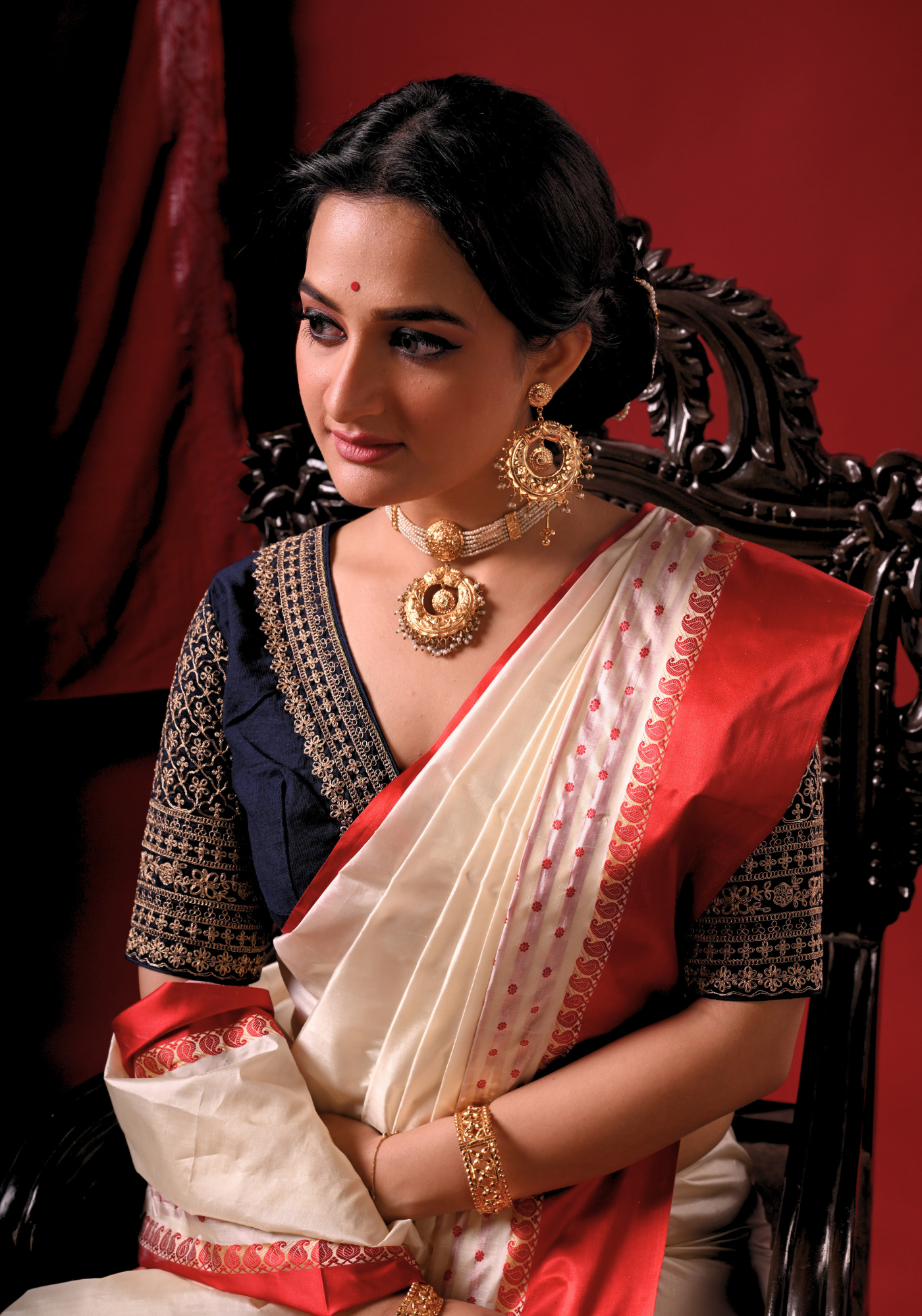 NEELAMBARI ZARDOUSI BLOUSE