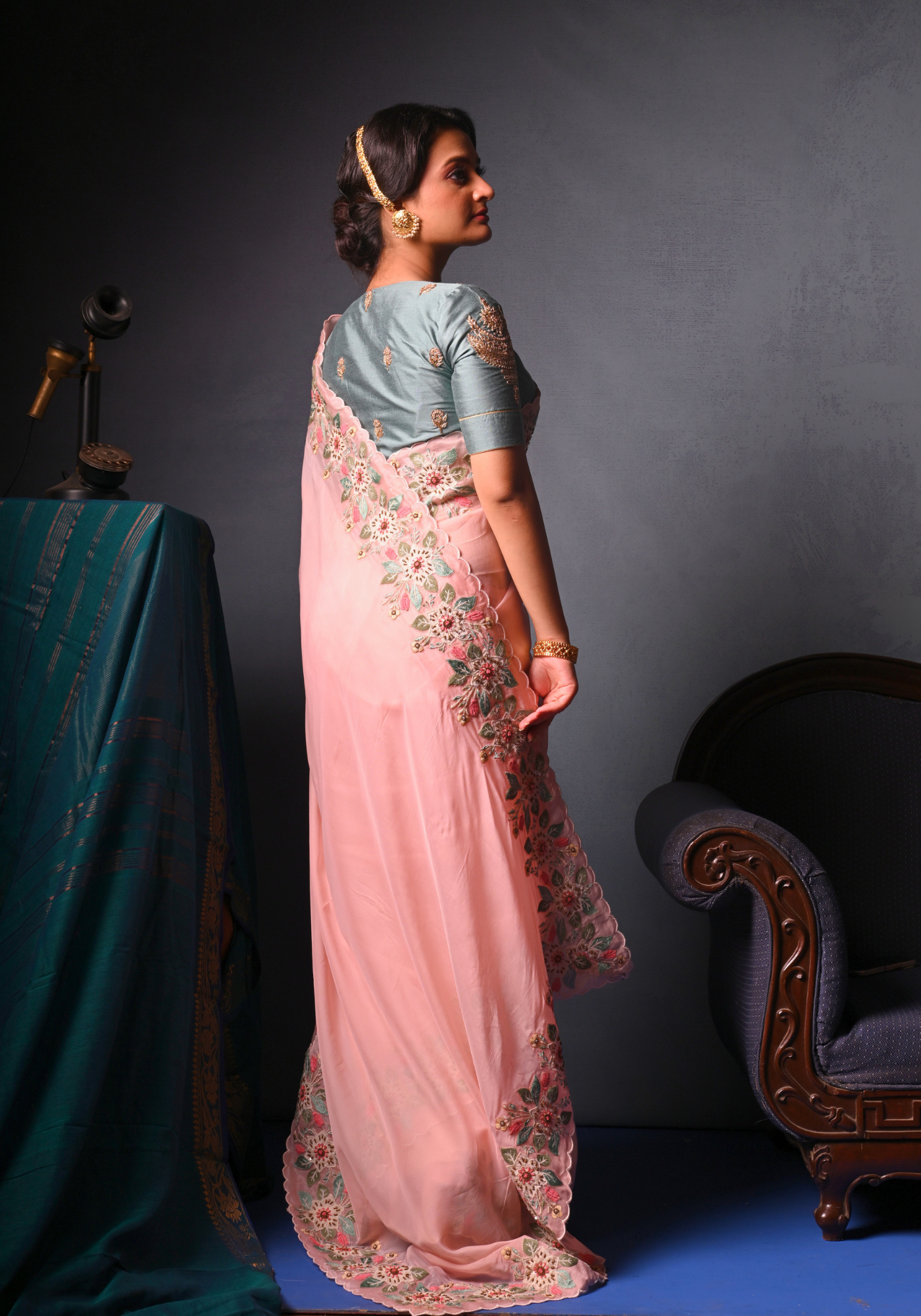 GULABO GARDEN ORGANZA SAREE