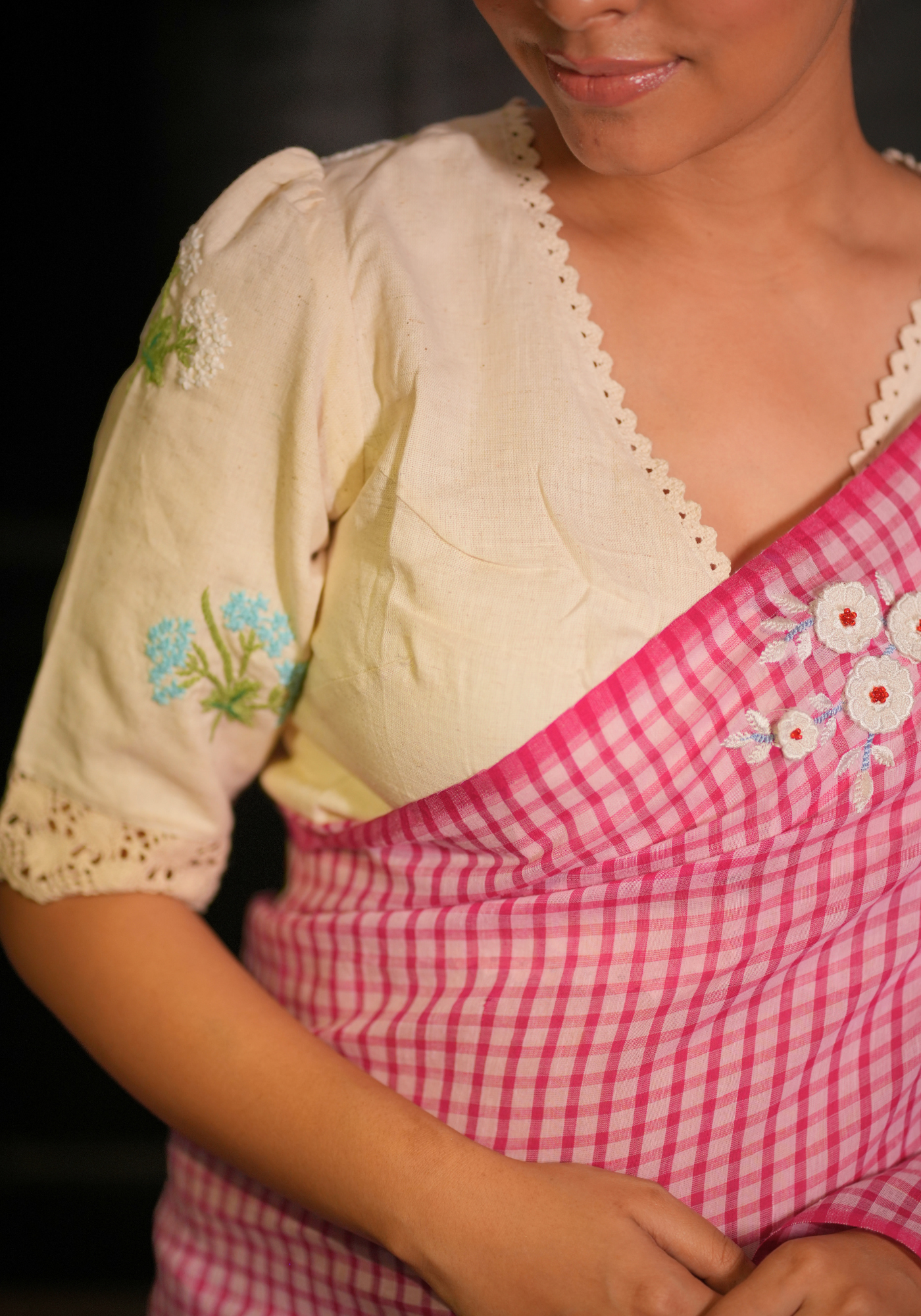 BRIKSHIKA BLUE BLOUSE